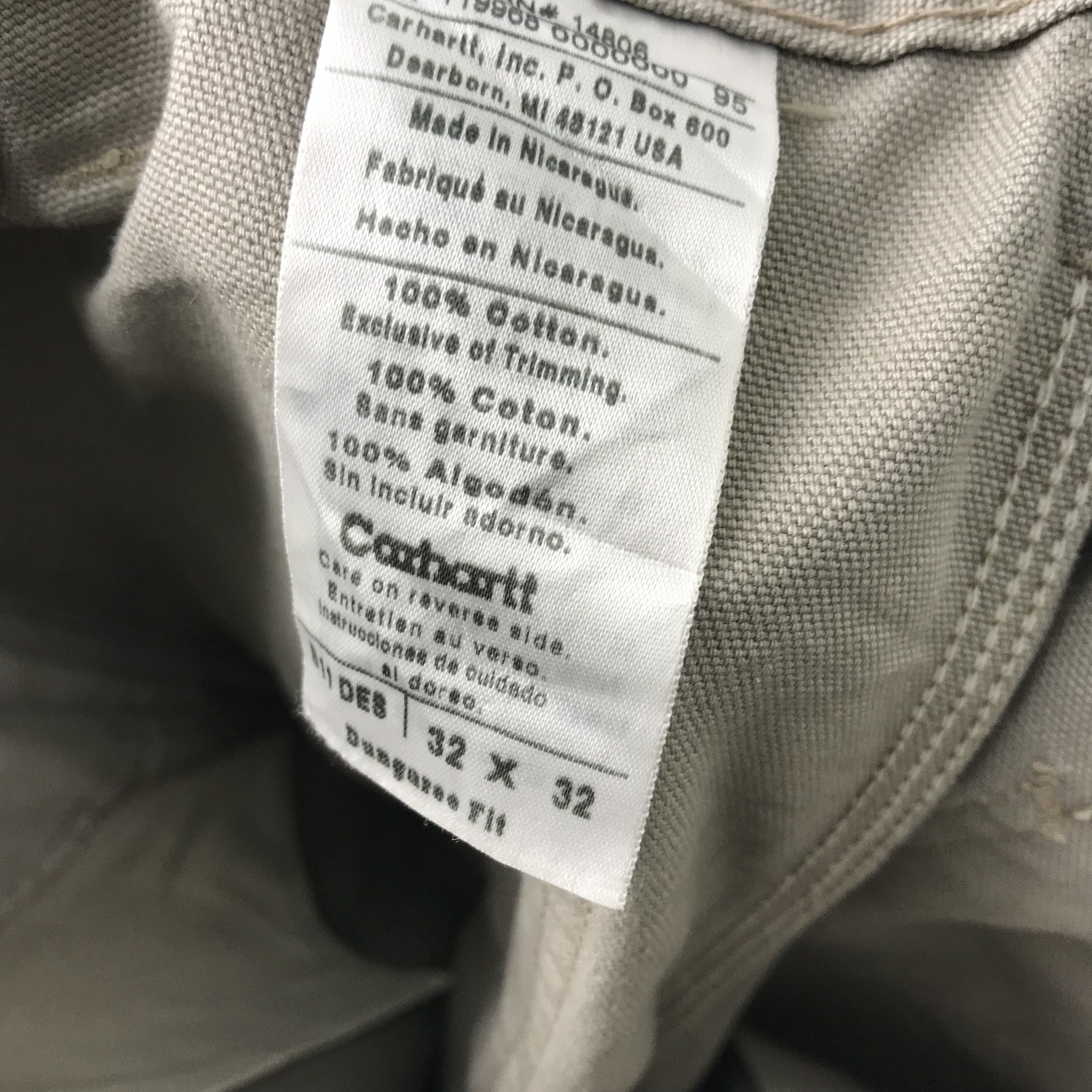 Carhartt X254 VTG CARHART WORKWEAR CARPENTER BAGGY PANTS Size US 34 / EU 50 - 6 Thumbnail