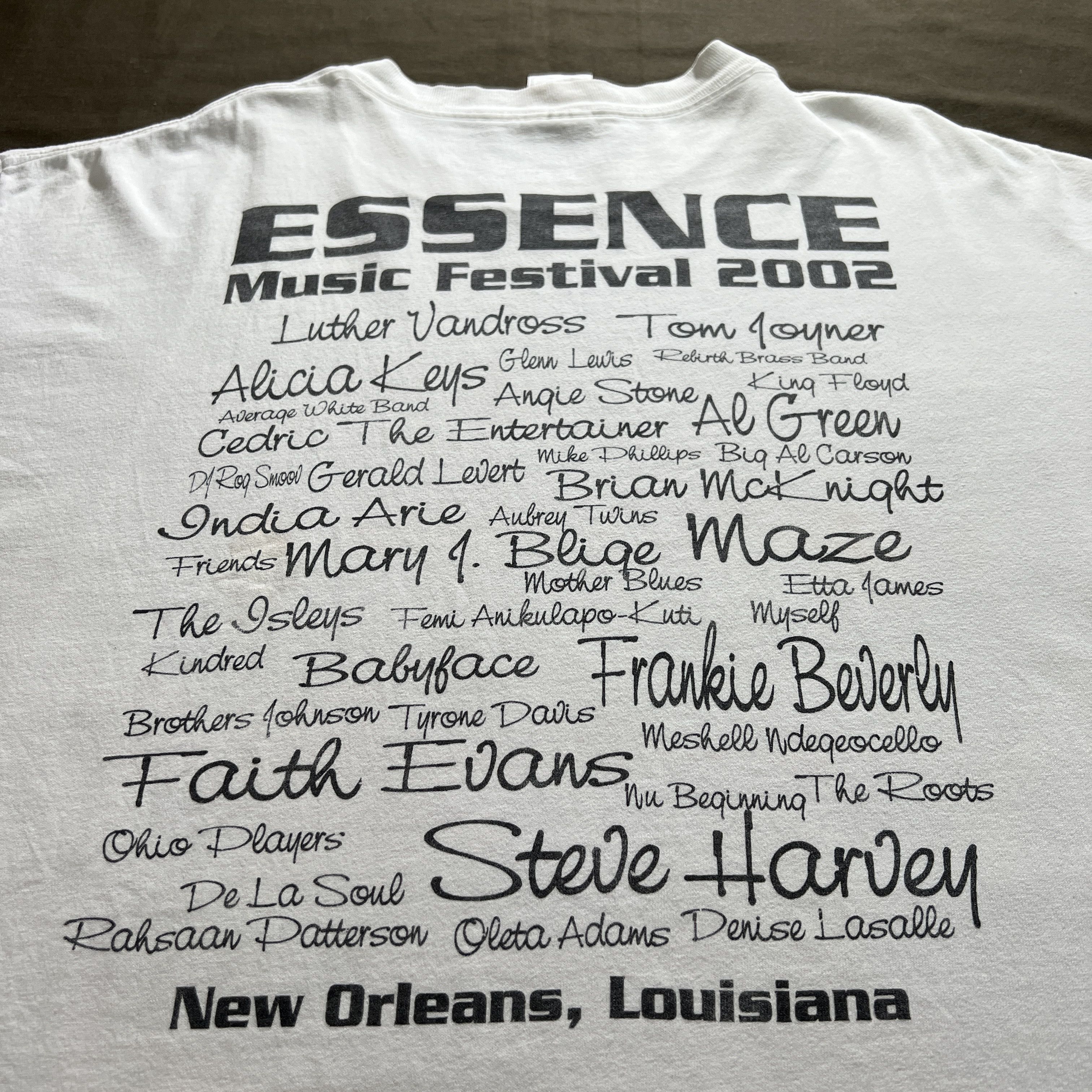 Band Tees × Rap Tees × Vintage Vintage 2002 Essence Music Festival Alicia Keys babyface Size US XL / EU 56 / 4 - 8 Thumbnail