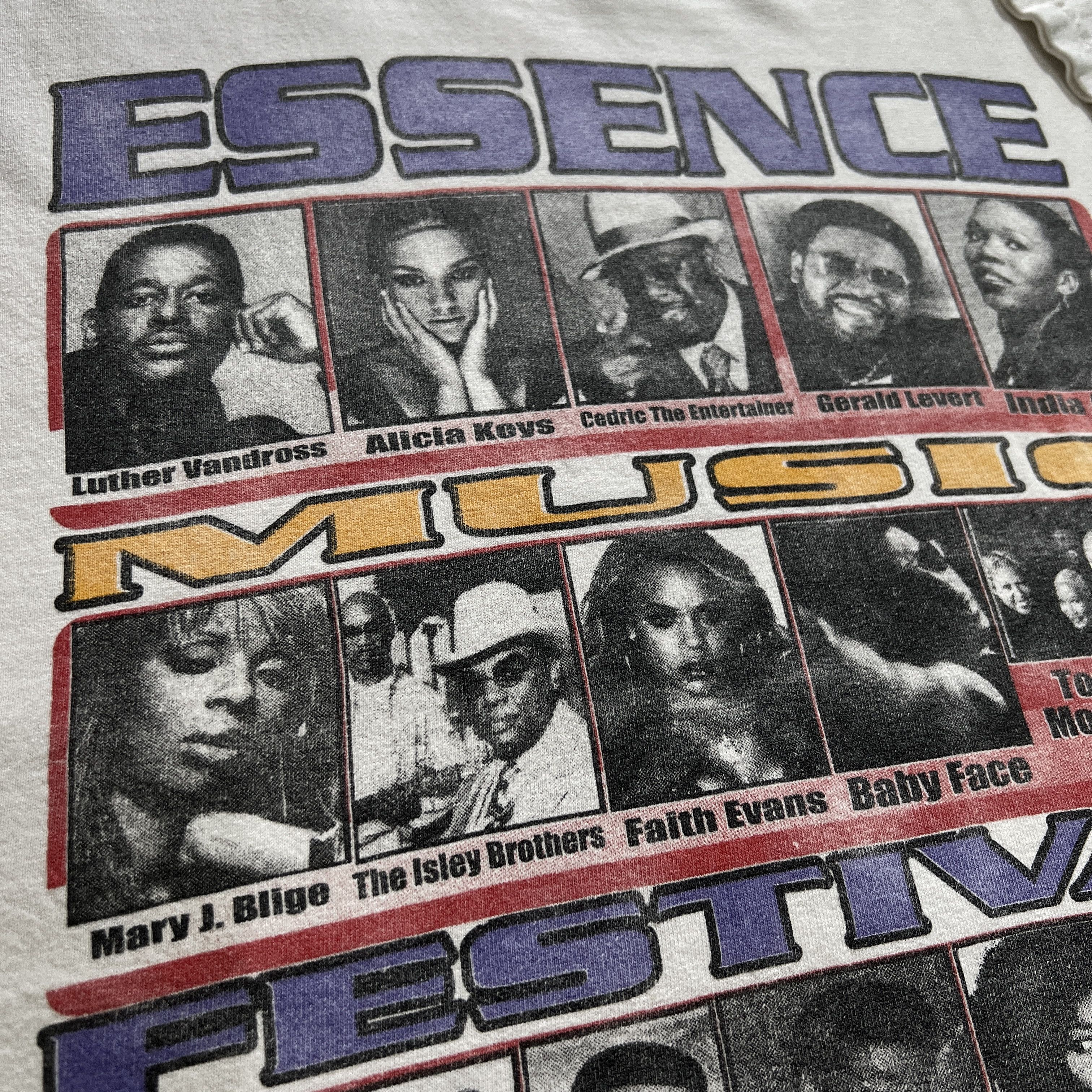 Band Tees × Rap Tees × Vintage Vintage 2002 Essence Music Festival Alicia Keys babyface Size US XL / EU 56 / 4 - 3 Thumbnail