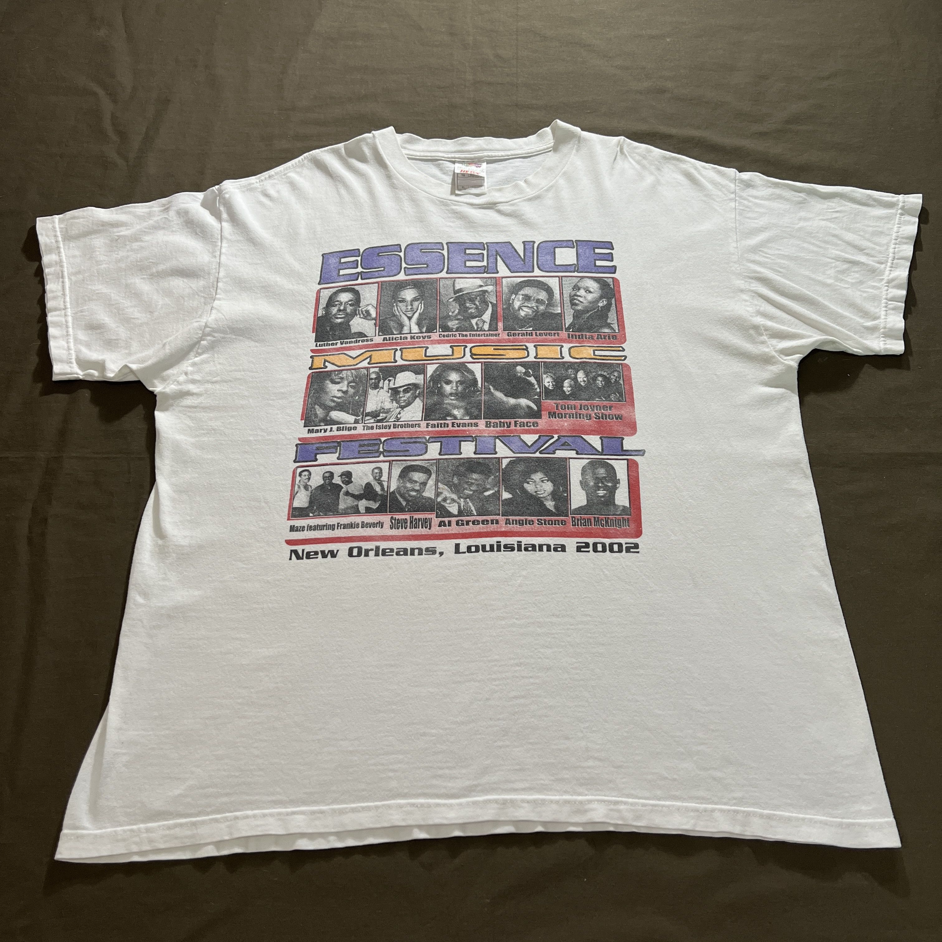 Band Tees × Rap Tees × Vintage Vintage 2002 Essence Music Festival Alicia Keys babyface Size US XL / EU 56 / 4 - 2 Thumbnail