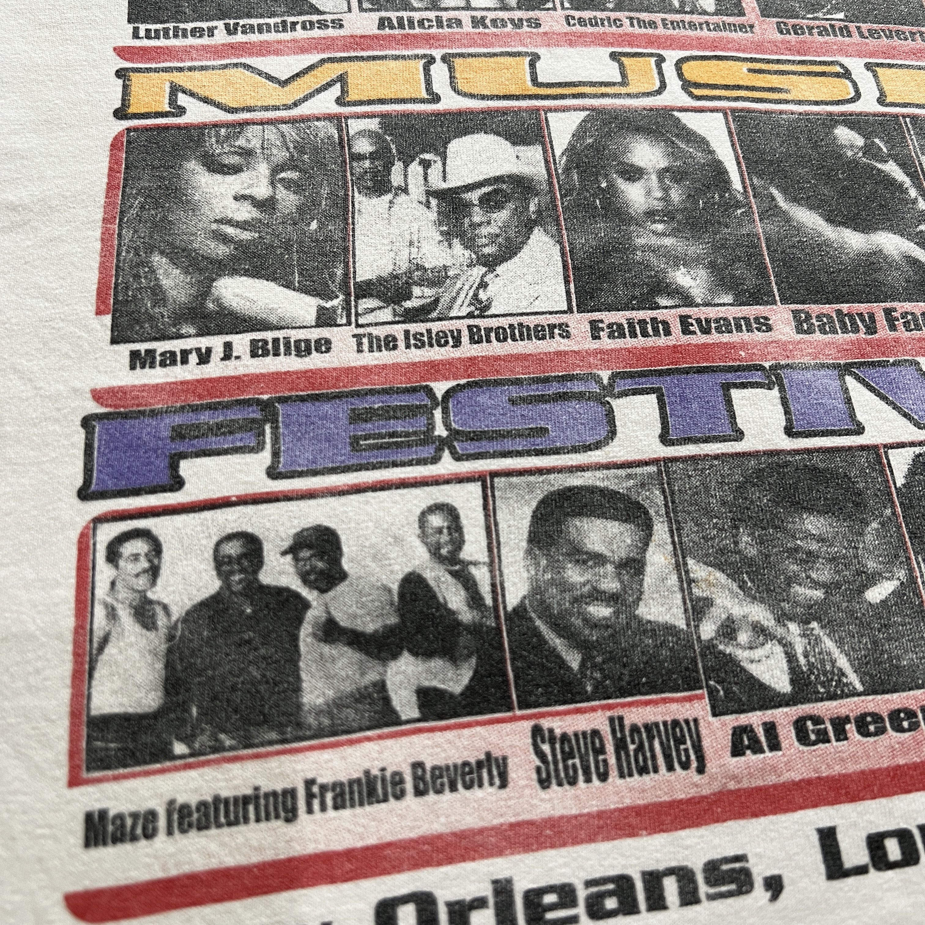 Band Tees × Rap Tees × Vintage Vintage 2002 Essence Music Festival Alicia Keys babyface Size US XL / EU 56 / 4 - 4 Thumbnail