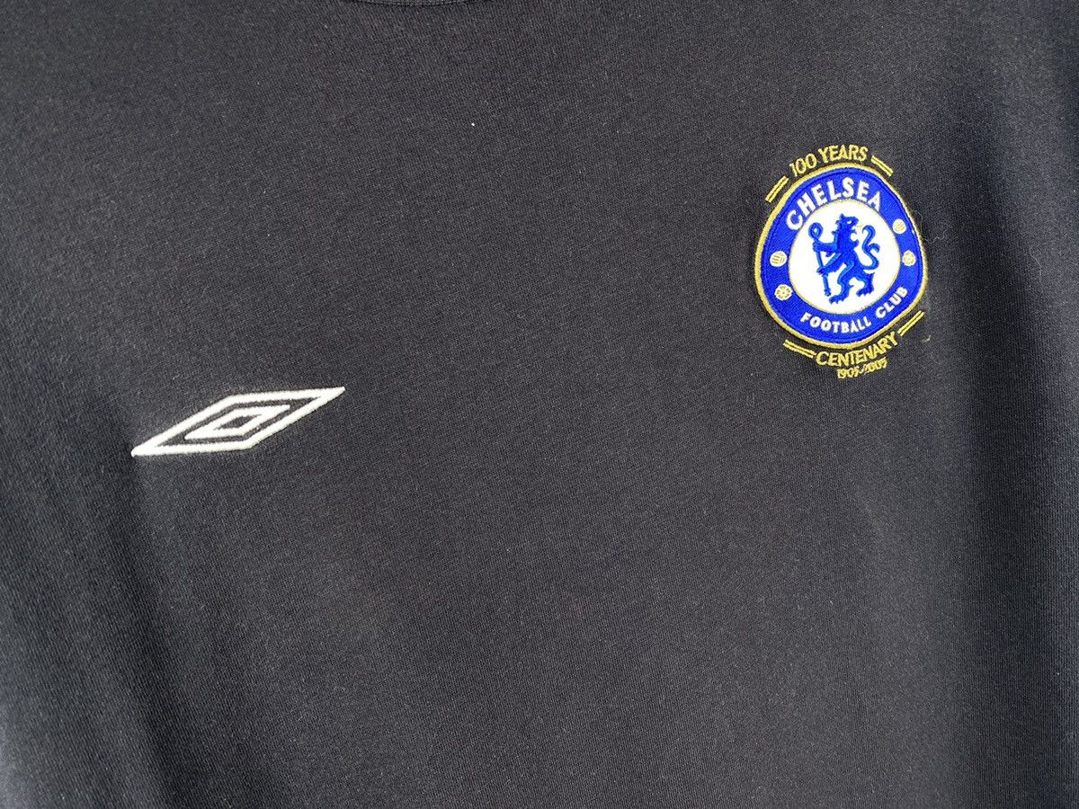 Vintage vintage UMBRO CHELSEA Jersey Centenary T-Shirt 90s team Size US L / EU 52-54 / 3 - 3 Thumbnail