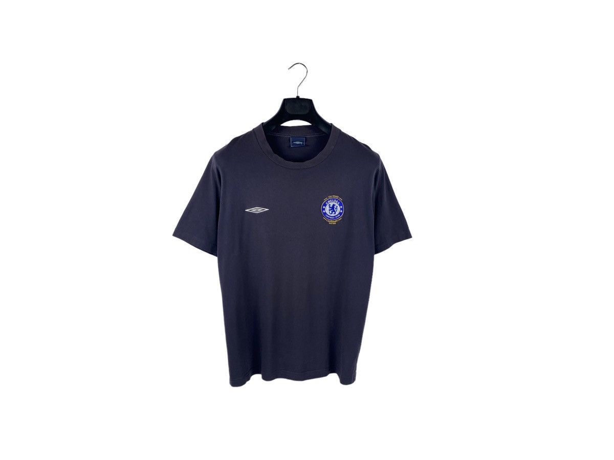 Vintage vintage UMBRO CHELSEA Jersey Centenary T-Shirt 90s team Size US L / EU 52-54 / 3 - 1 Thumbnail