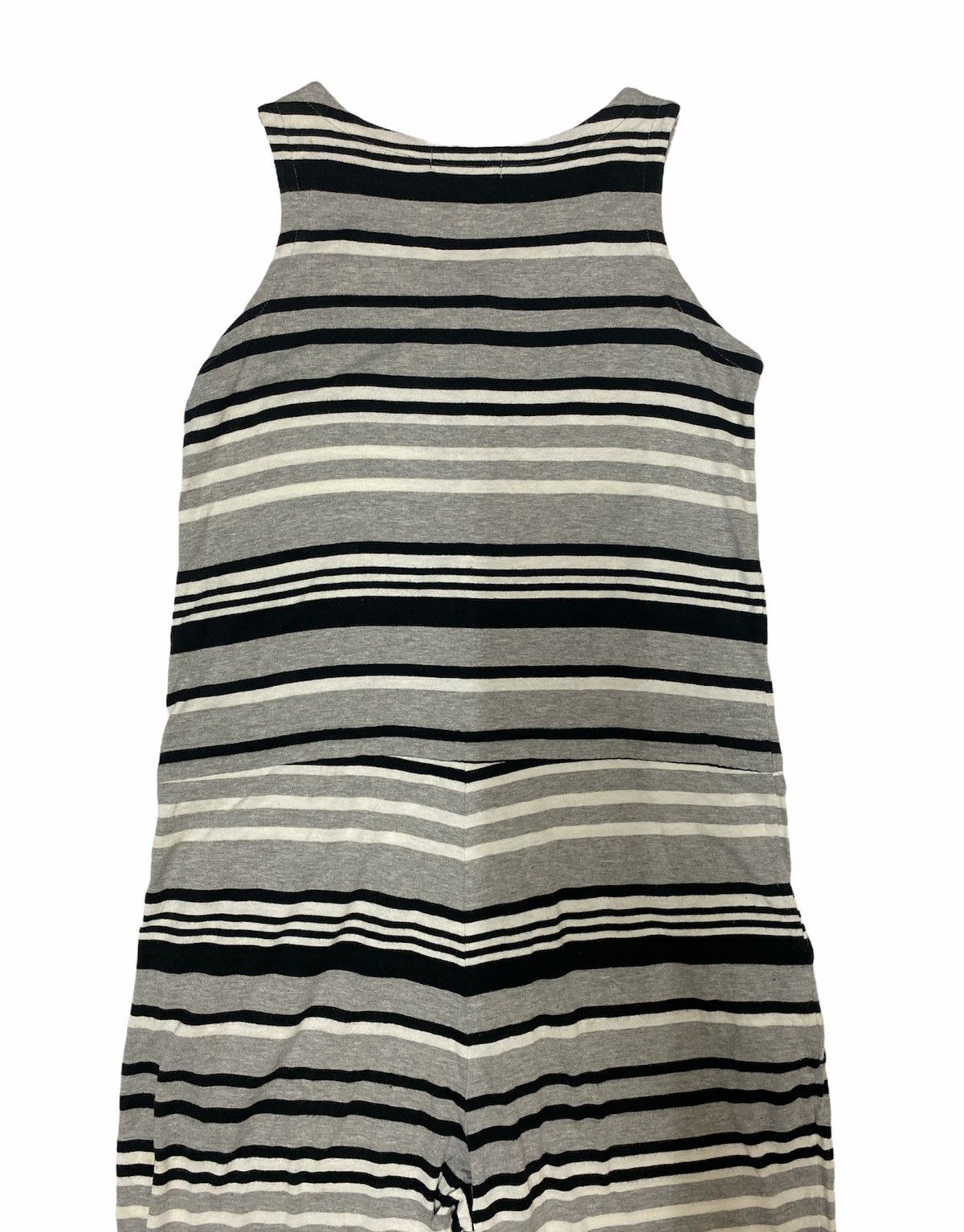 Issey Miyake × Japanese Brand × Tsumori Chisato 90’s Issey Miyake Tsumori Chisato Sleeveless Stripe Overals Size US 27 - 5 Thumbnail