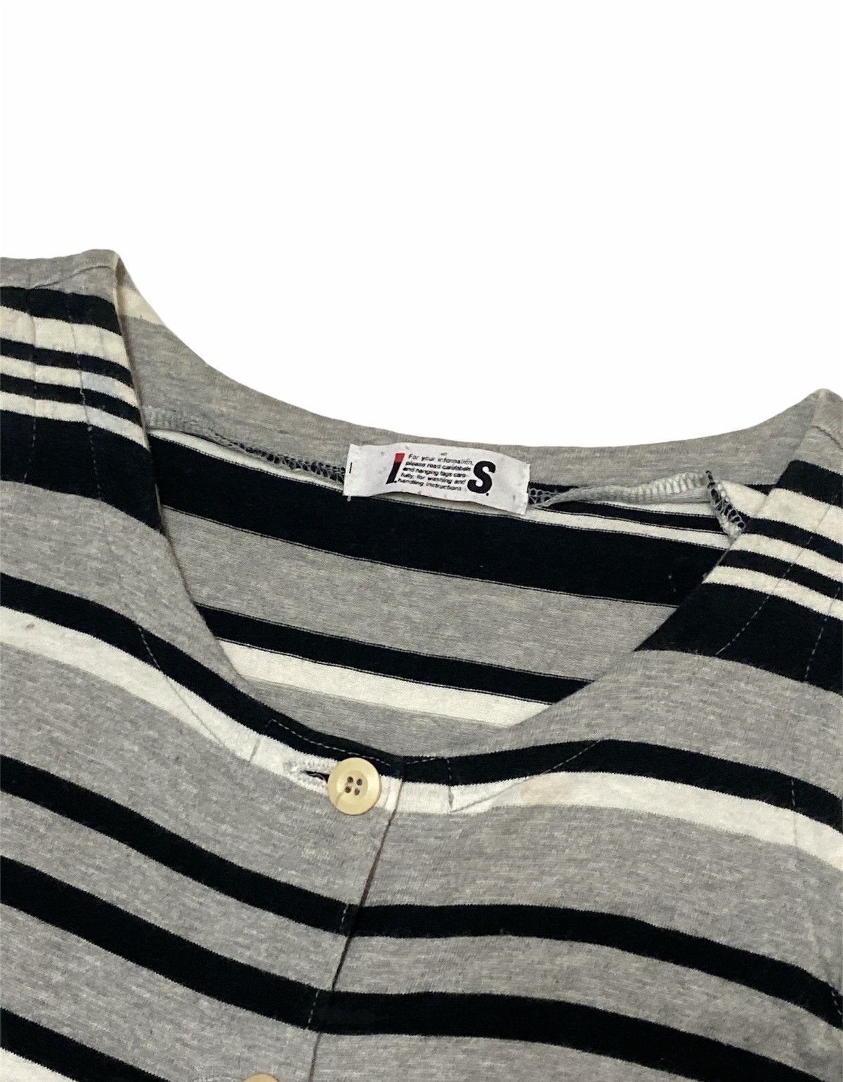Issey Miyake × Japanese Brand × Tsumori Chisato 90’s Issey Miyake Tsumori Chisato Sleeveless Stripe Overals Size US 27 - 7 Thumbnail