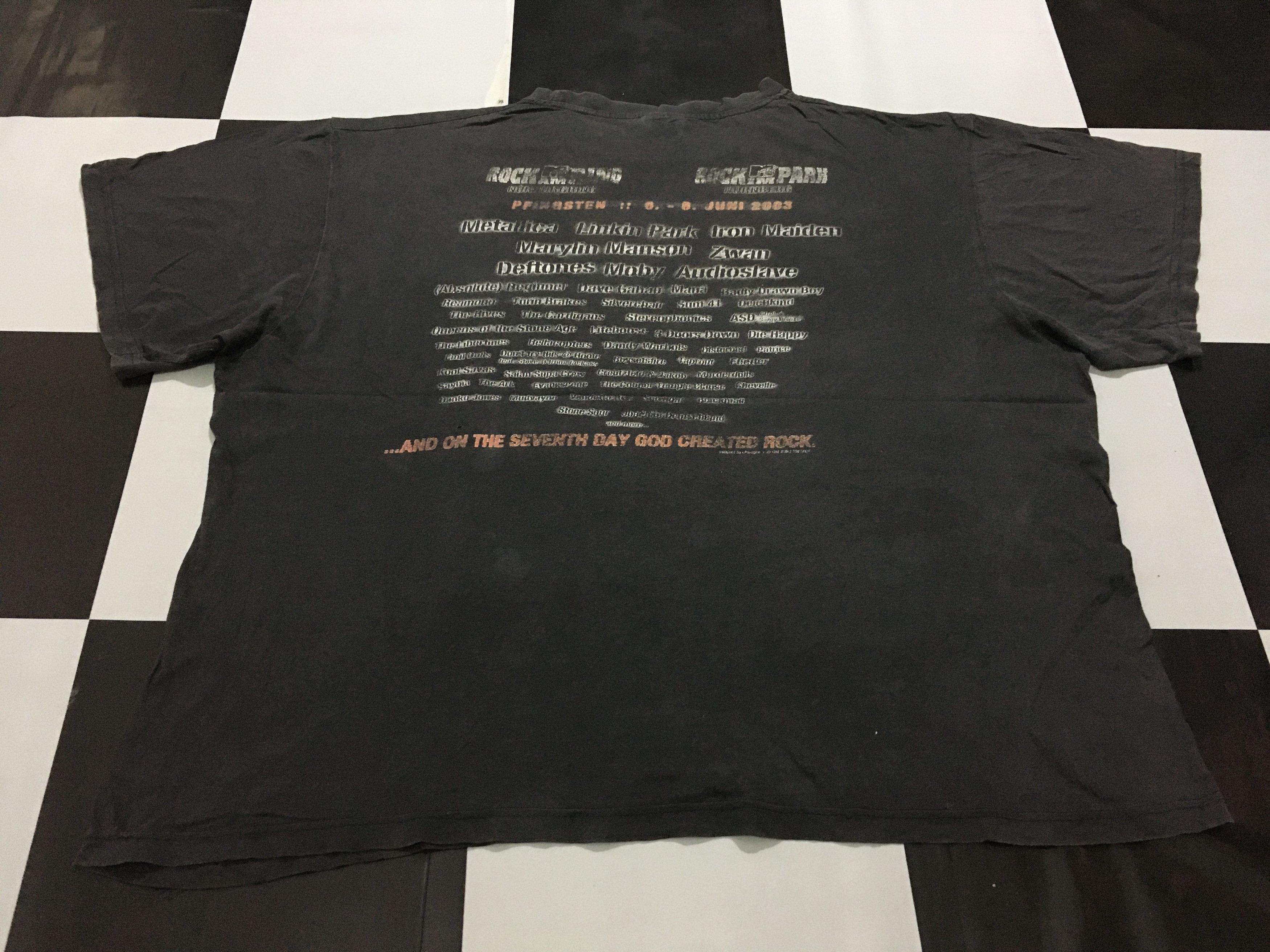 Band Tees × Vintage Vintage MTV shirt Rock Am Ring 2003 Metallica Manson Zwan Size US XL / EU 56 / 4 - 4 Thumbnail
