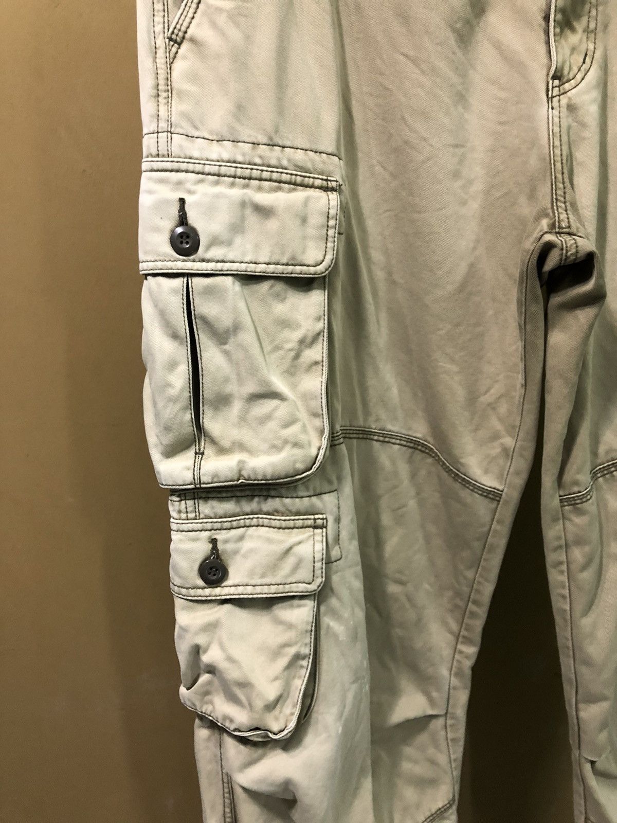 Japanese Brand × Vintage Cargo Multi Pocket Bondage Pants Size US 32 / EU 48 - 3 Thumbnail