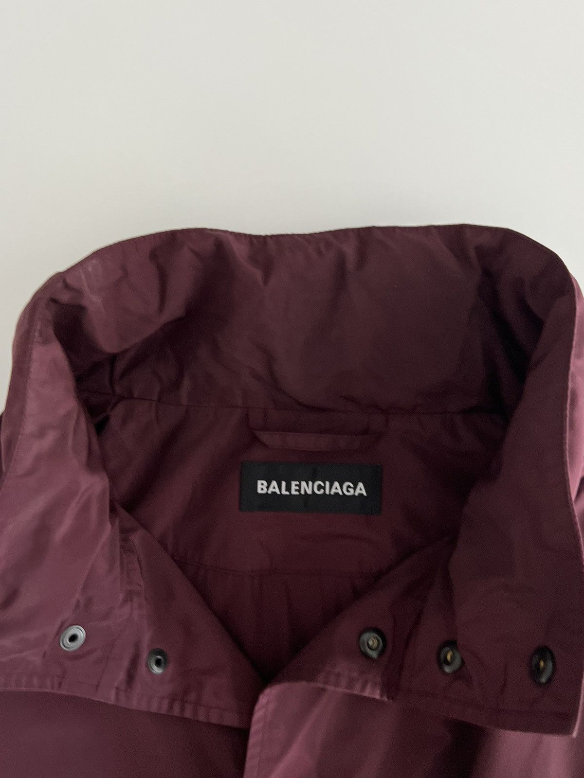 Balenciaga Balenciaga Nylon Logo Windbreaker Jacket Size US L / EU 52-54 / 3 - 4 Thumbnail