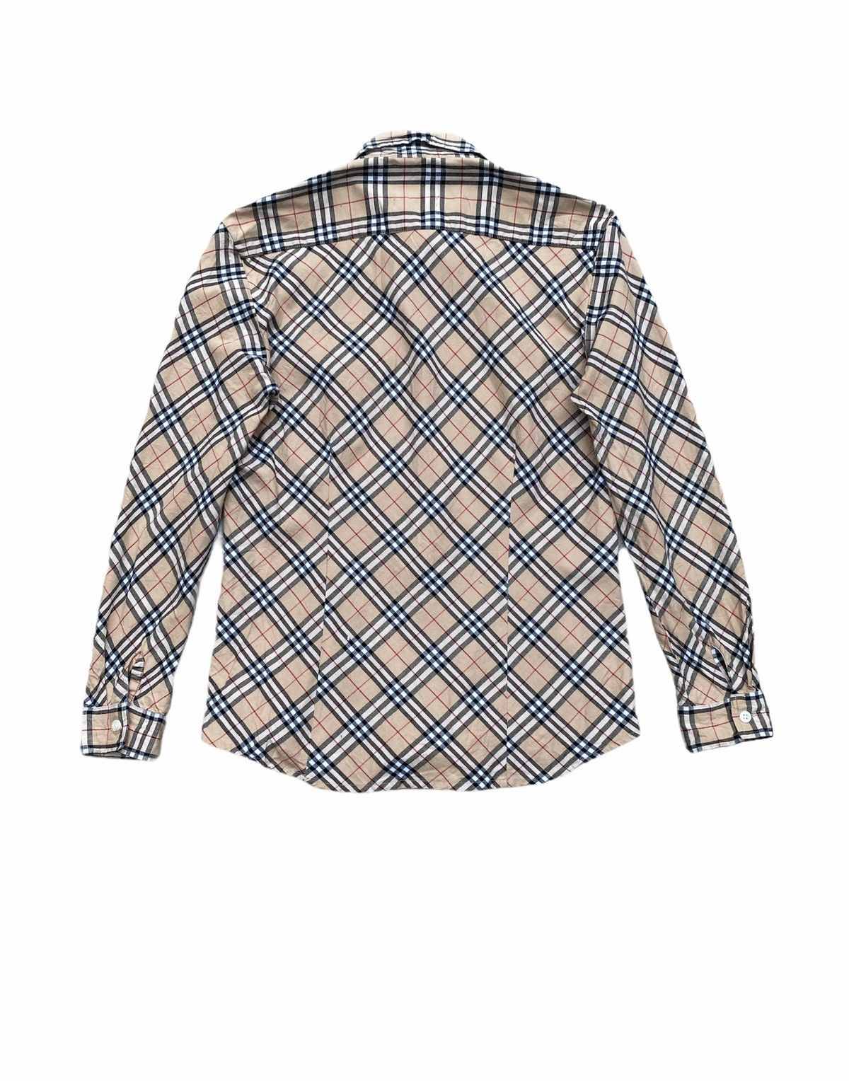 Burberry × Burberry Prorsum Vintage Burberry London Novacheck Long Sleeve Shirt Size US M / EU 48-50 / 2 - 2 Thumbnail