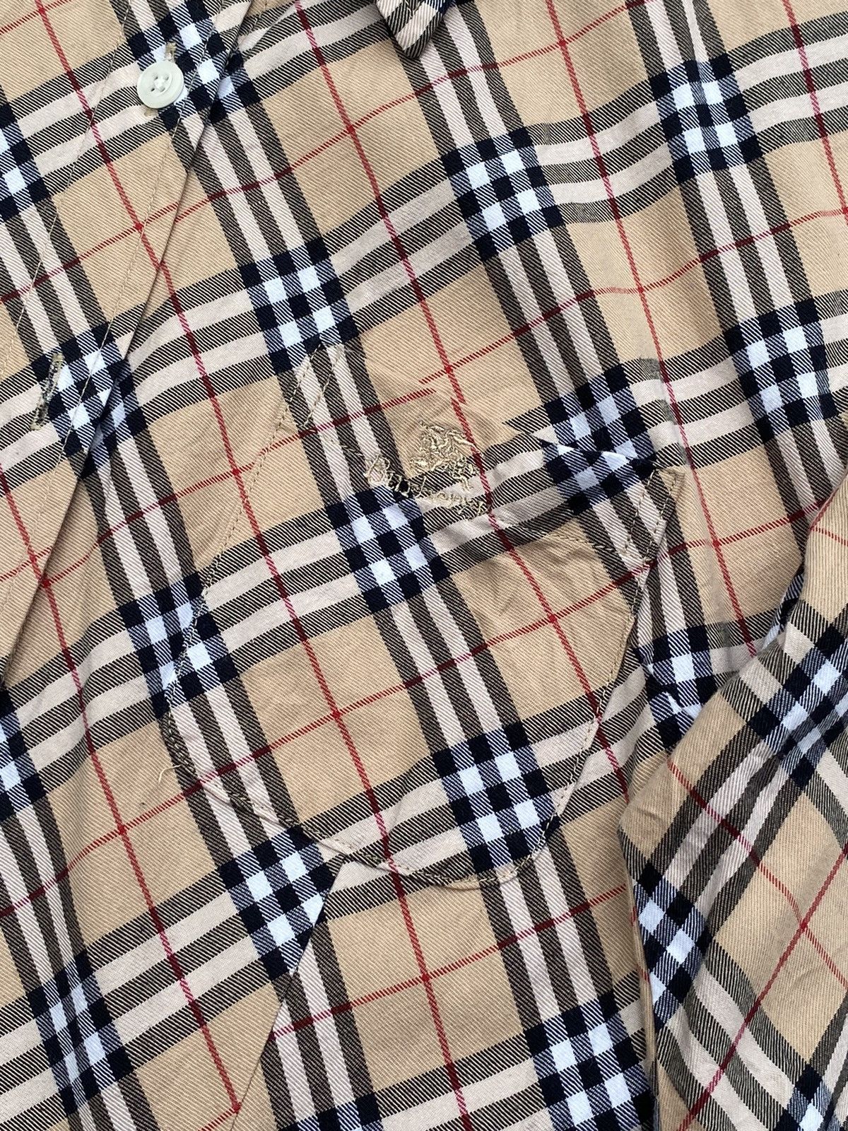 Burberry × Burberry Prorsum Vintage Burberry London Novacheck Long Sleeve Shirt Size US M / EU 48-50 / 2 - 7 Thumbnail
