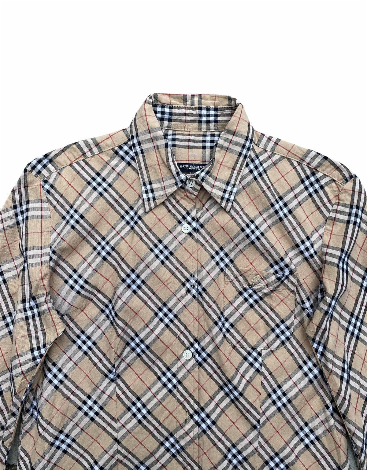 Burberry × Burberry Prorsum Vintage Burberry London Novacheck Long Sleeve Shirt Size US M / EU 48-50 / 2 - 3 Thumbnail