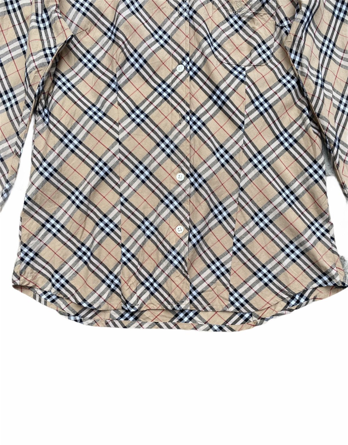 Burberry × Burberry Prorsum Vintage Burberry London Novacheck Long Sleeve Shirt Size US M / EU 48-50 / 2 - 4 Thumbnail
