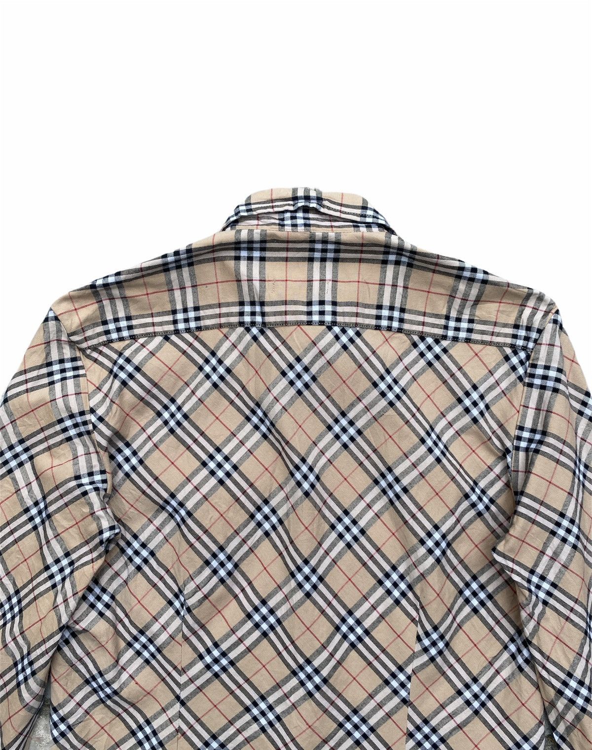 Burberry × Burberry Prorsum Vintage Burberry London Novacheck Long Sleeve Shirt Size US M / EU 48-50 / 2 - 5 Thumbnail