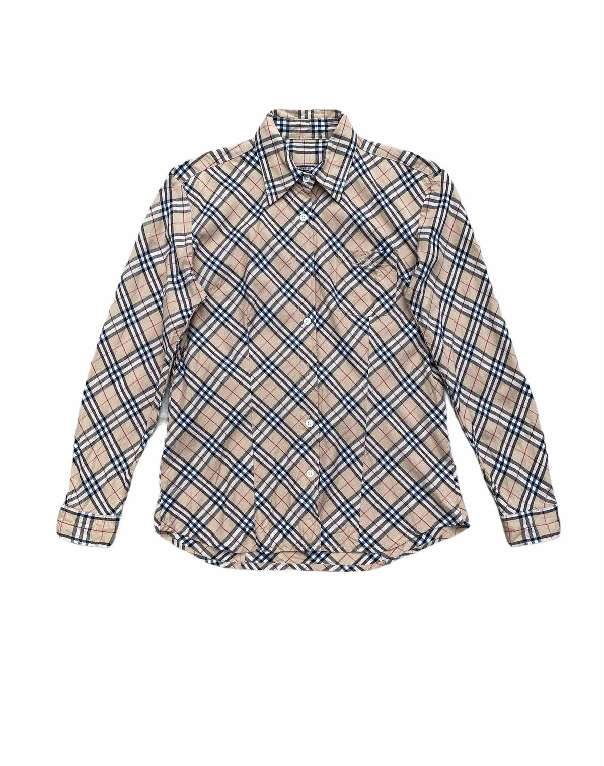 Burberry × Burberry Prorsum Vintage Burberry London Novacheck Long Sleeve Shirt Size US M / EU 48-50 / 2 - 1 Thumbnail