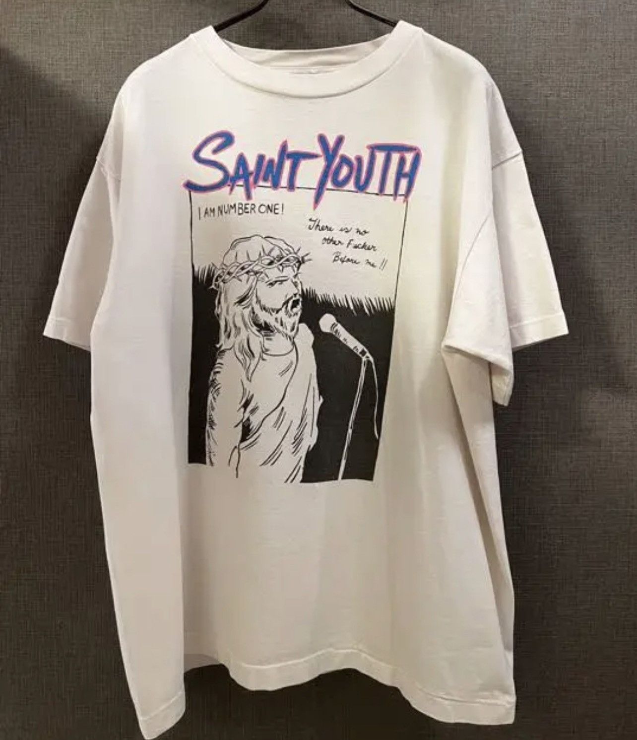 Image of Readymade x Saint Michael Saint Youth Sonic Youth Tee in White, Men's (Size XL)