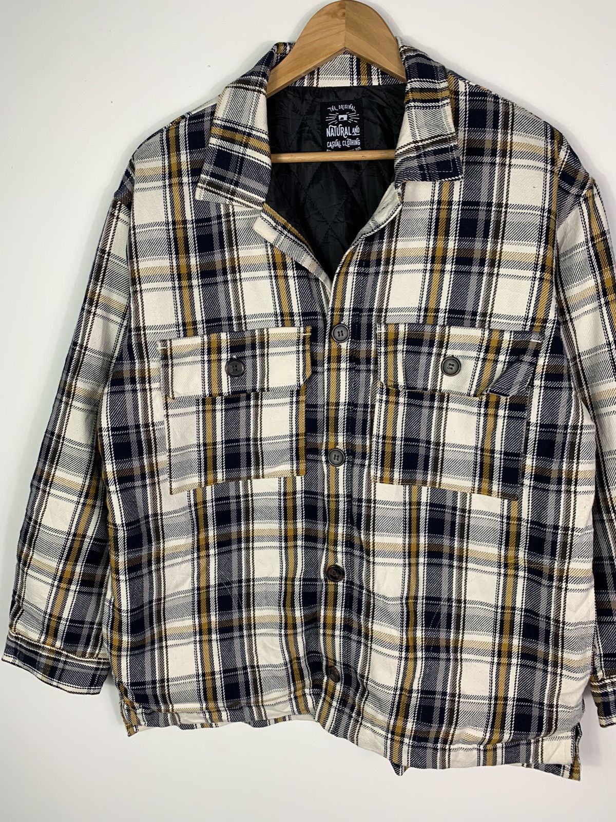 Flannel Grunge Style Flannel Quilted Size US L / EU 52-54 / 3 - 2 Thumbnail