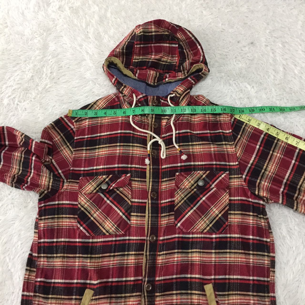Best quality ills hooded jacket flannel design