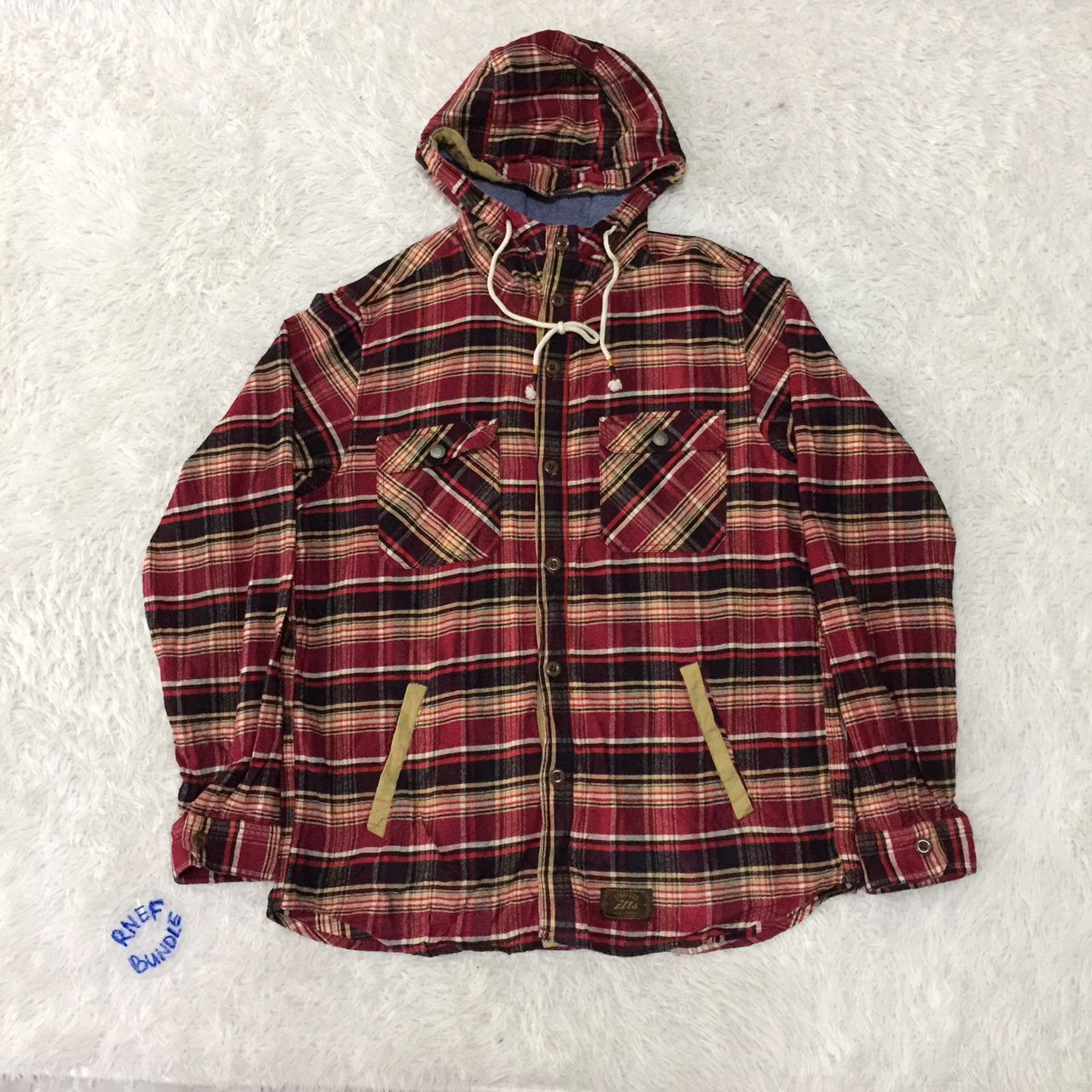 Best quality ills hooded jacket flannel design