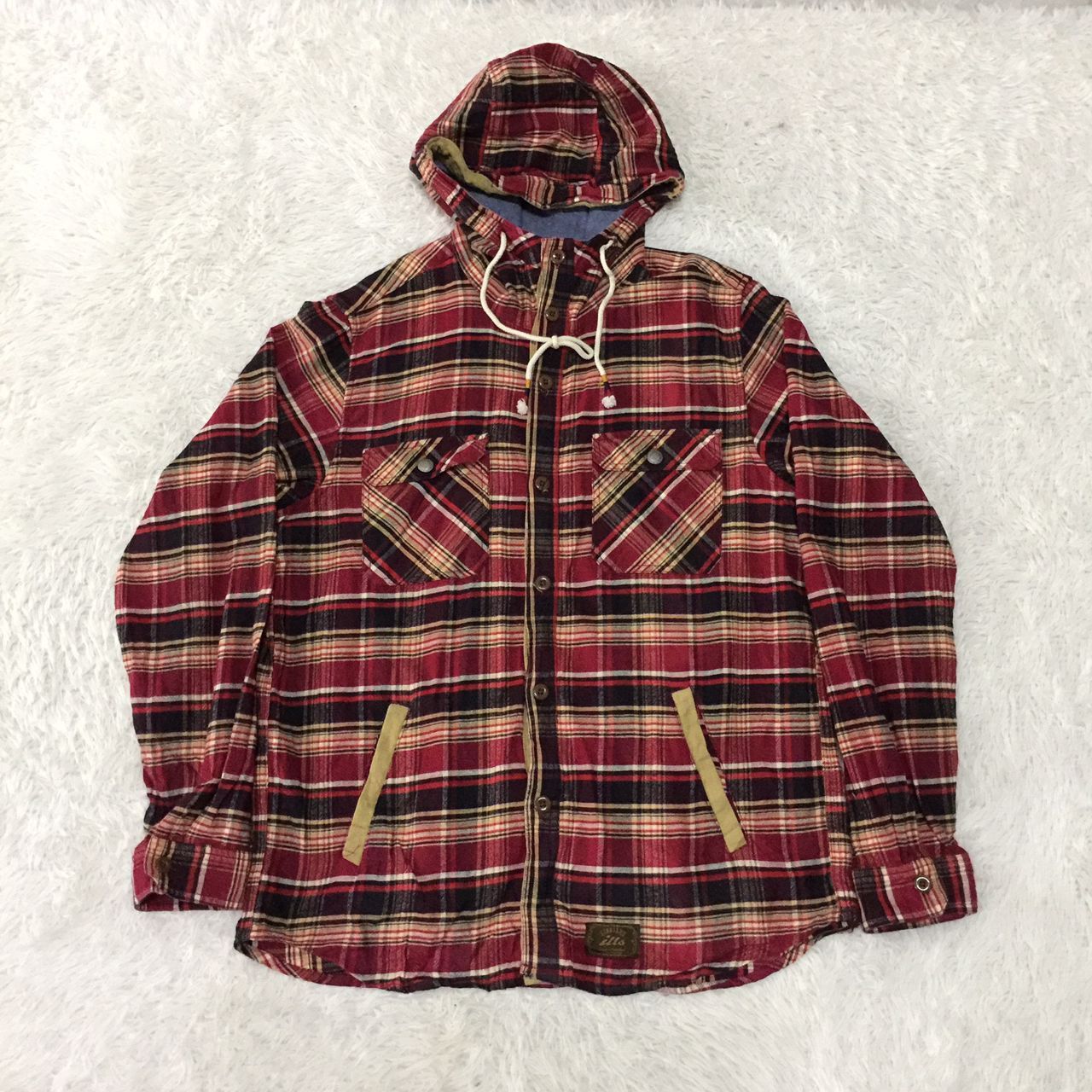 Best quality ills hooded jacket flannel design