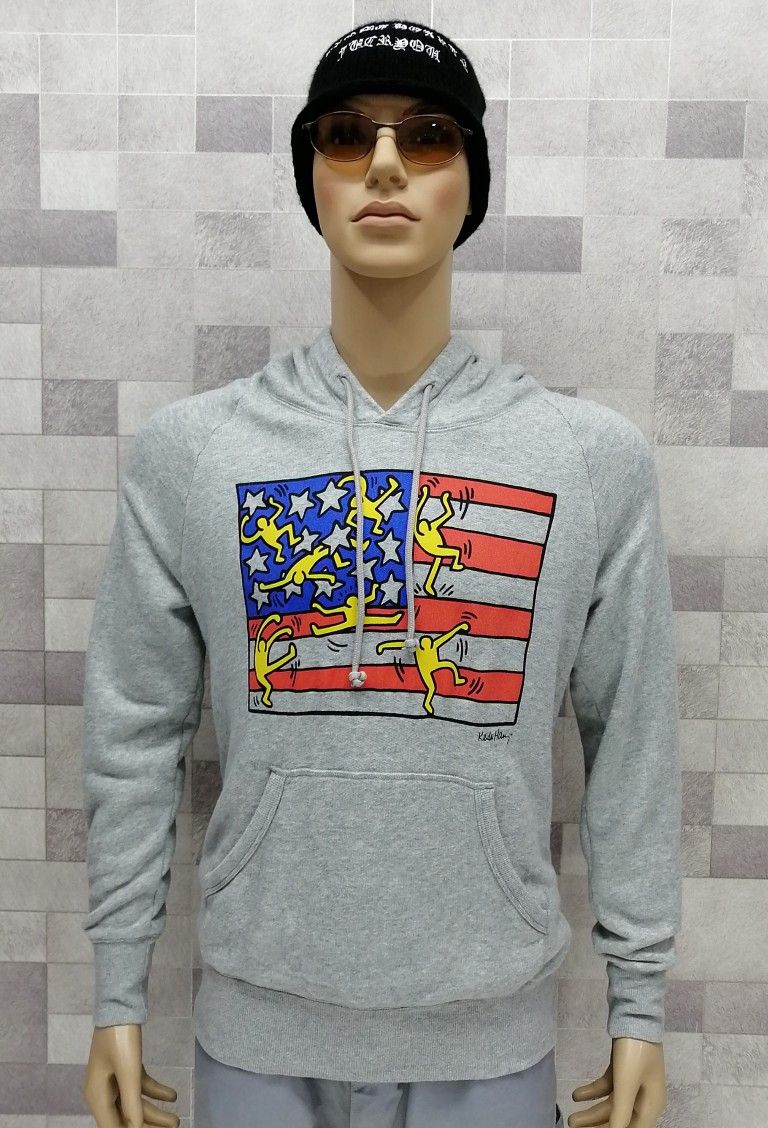 Keith Haring ART! KEITH HARING x UNIQLO Art Hoodie Sweater Size US M / EU 48-50 / 2 - 3 Thumbnail