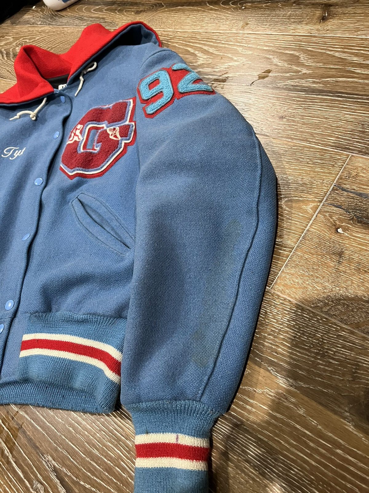 Delong Vintage DeLong Sailor Varsity Wool Jacket Size US M / EU 48-50 / 2 - 3 Thumbnail