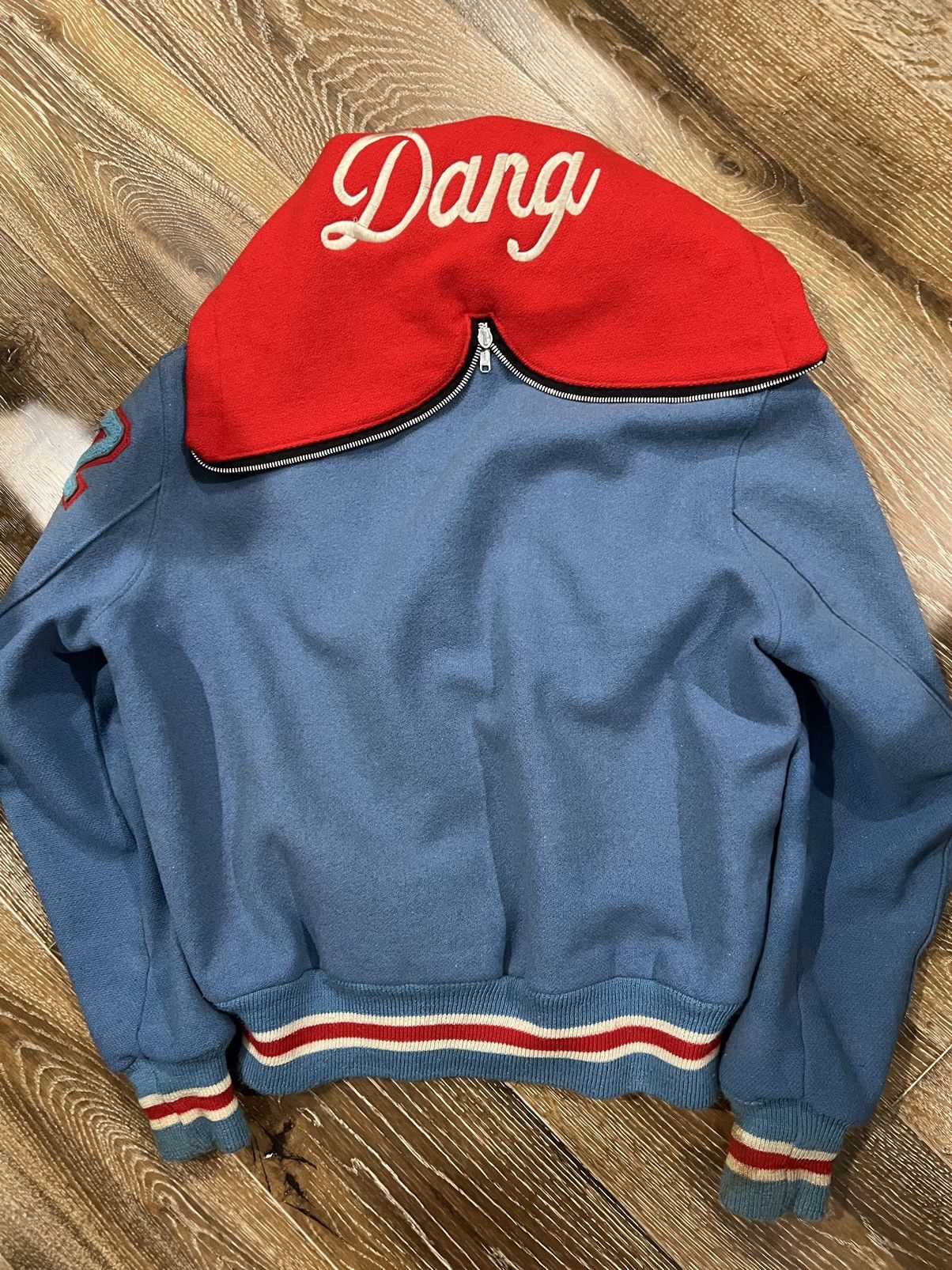 Delong Vintage DeLong Sailor Varsity Wool Jacket Size US M / EU 48-50 / 2 - 2 Thumbnail