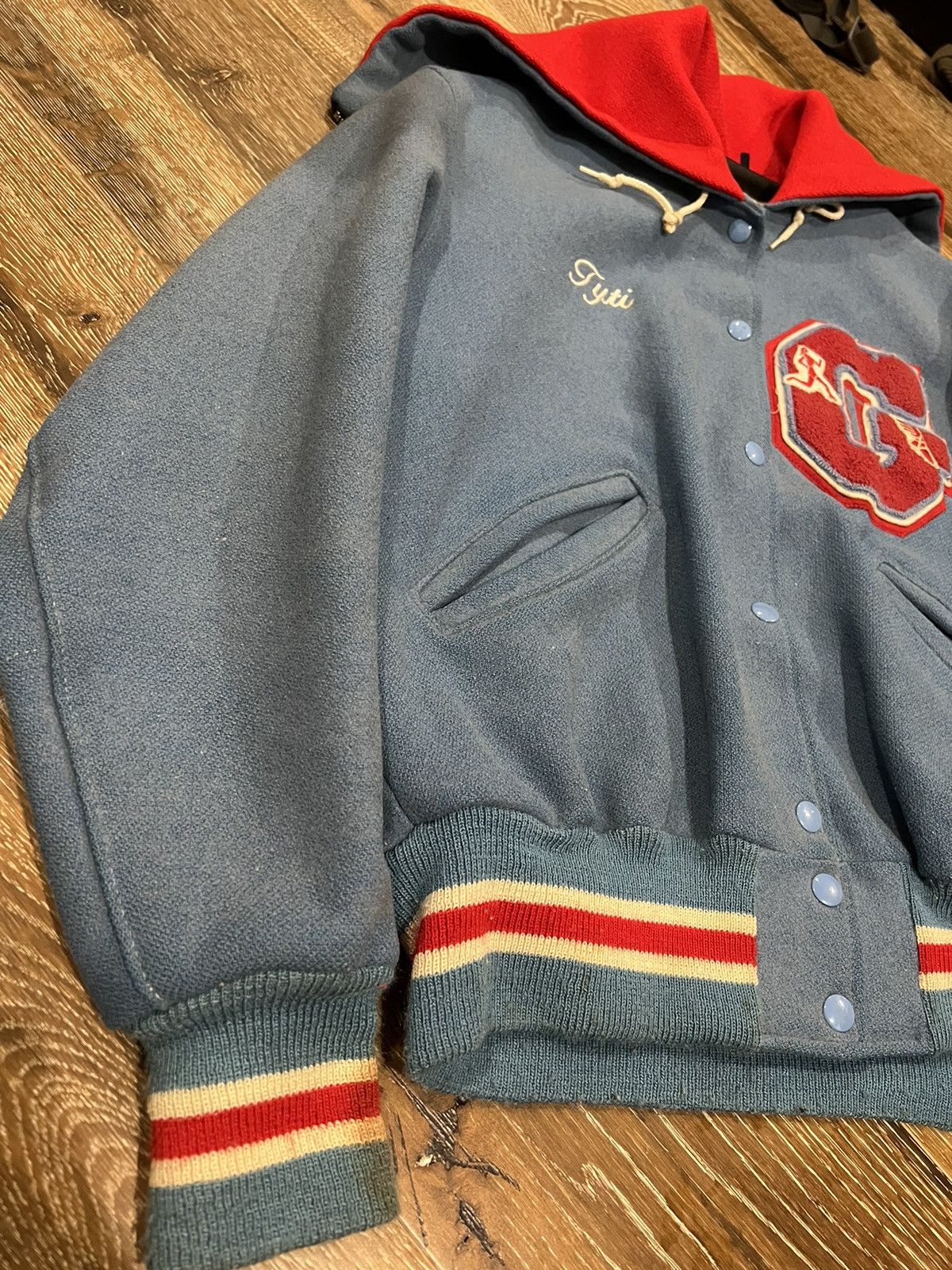 Delong Vintage DeLong Sailor Varsity Wool Jacket Size US M / EU 48-50 / 2 - 4 Thumbnail