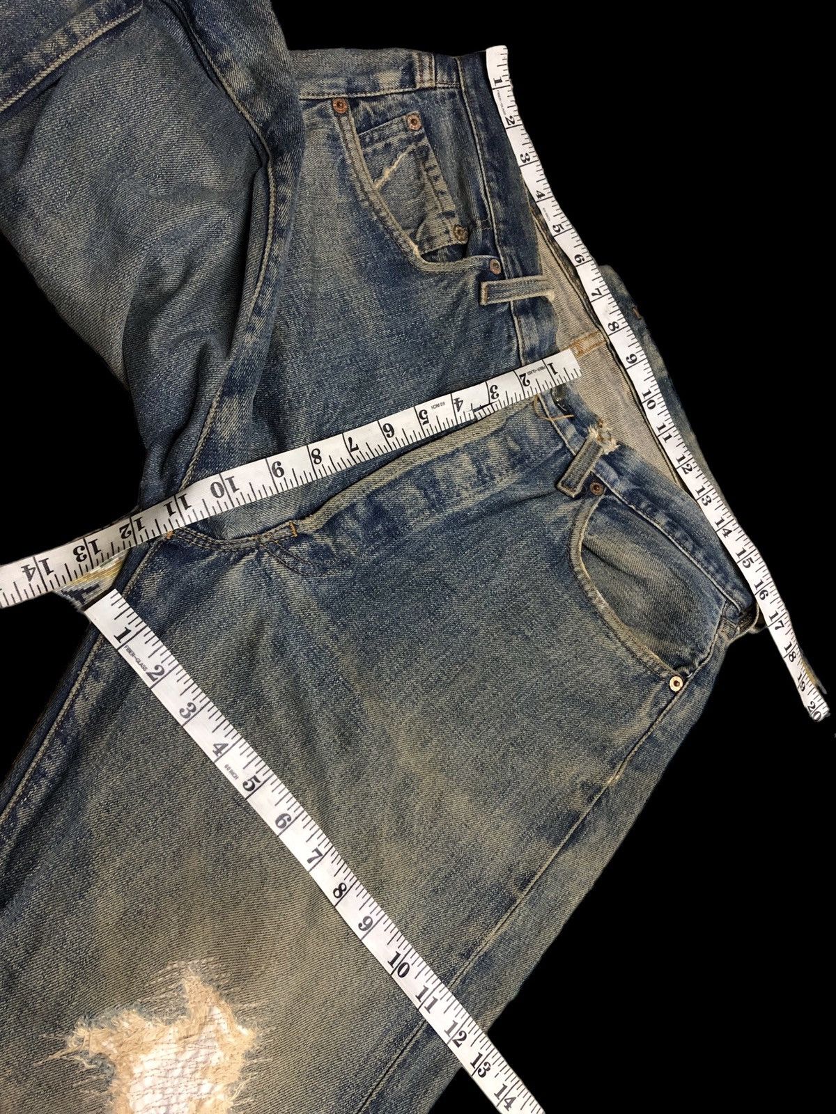 Levi's VINTAGE DAMAGED LEVIS 501 BIG E Size US 32 / EU 48 - 14 Thumbnail