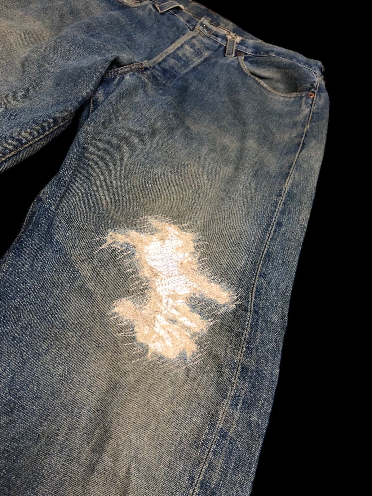 Levi's VINTAGE DAMAGED LEVIS 501 BIG E Size US 32 / EU 48 - 6 Thumbnail