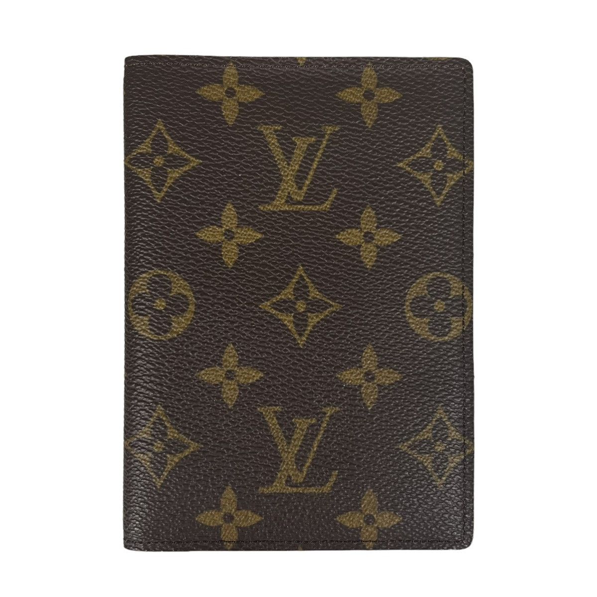 image of Louis Vuitton Monogram Passport Holder Wallet in Brown, Men's