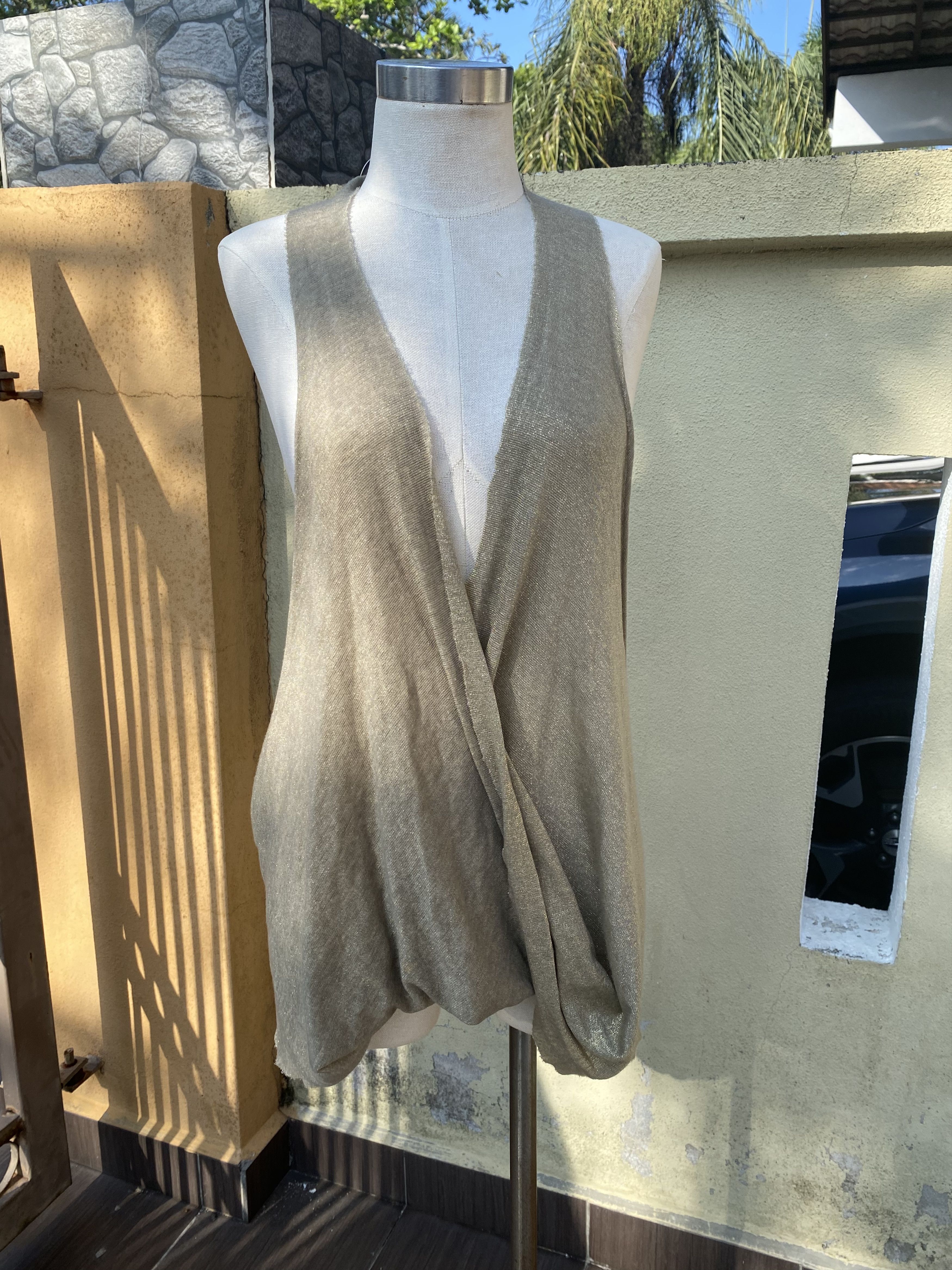 Le Grande Bleu (L.G.B.) gold dress Size S / US 4 / IT 40 - 2 Thumbnail