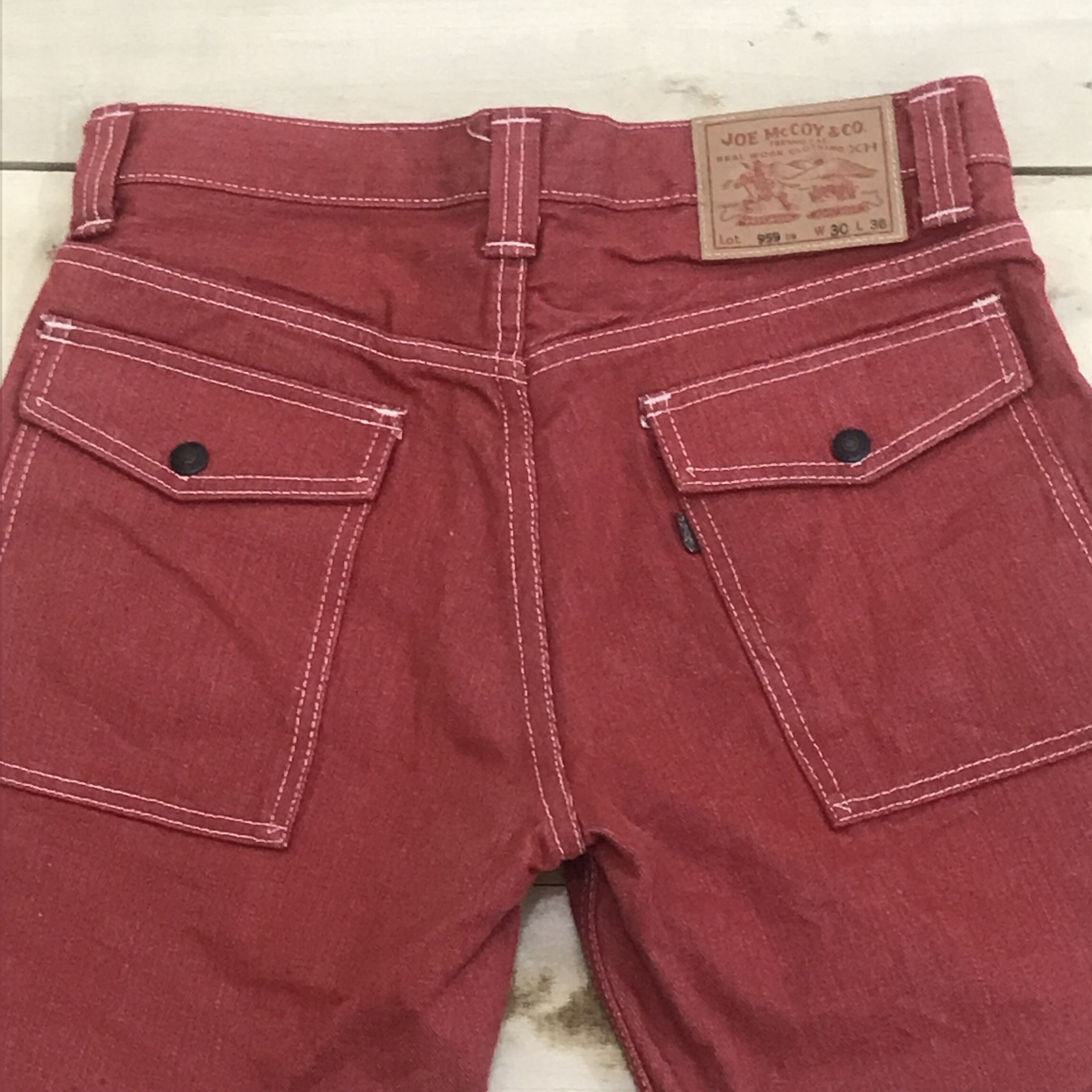 Japanese Brand X266 JOE MC COY JAPAN DENIM BUSH SHORT PANTS Size US 30 / EU 46 - 5 Thumbnail