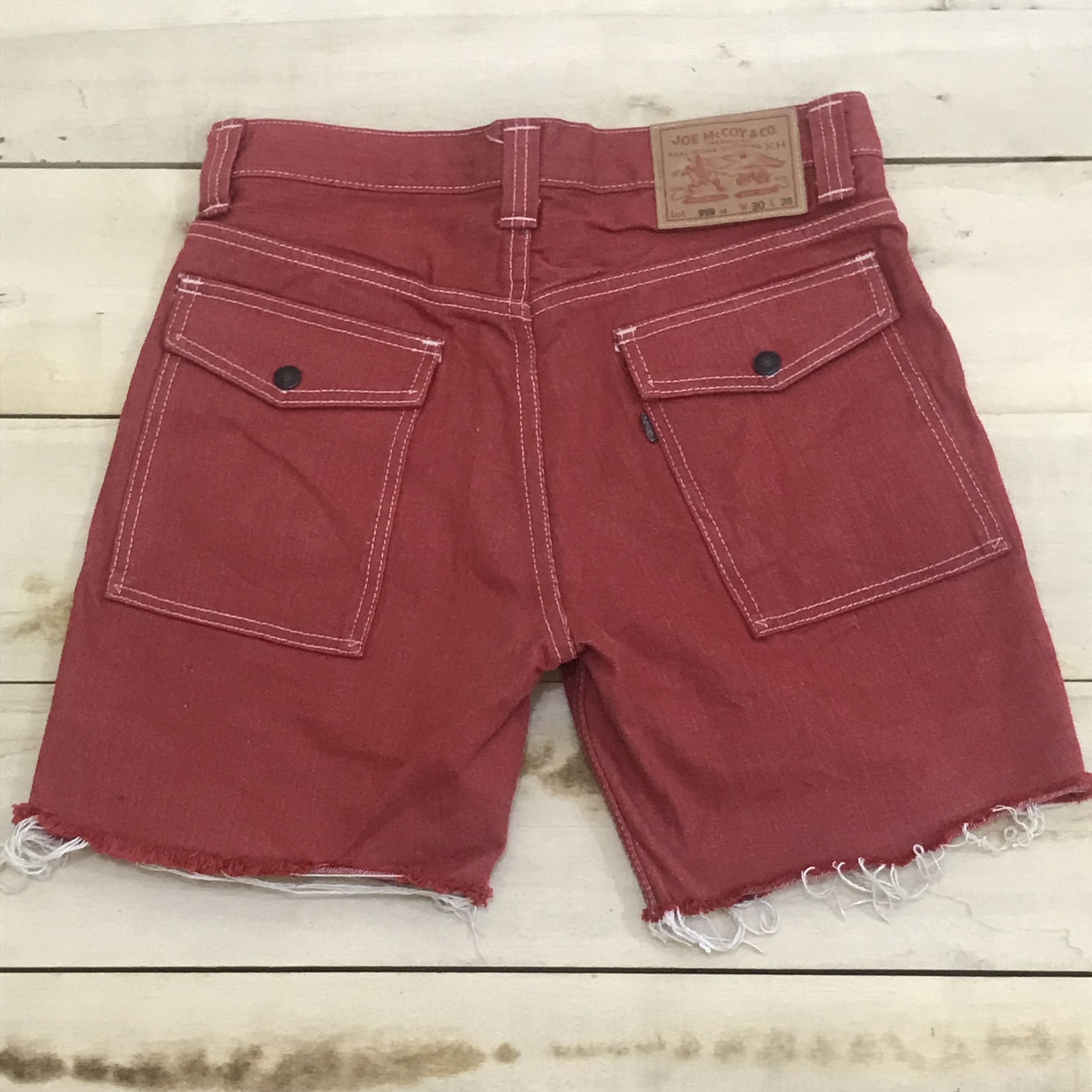Japanese Brand X266 JOE MC COY JAPAN DENIM BUSH SHORT PANTS Size US 30 / EU 46 - 2 Thumbnail