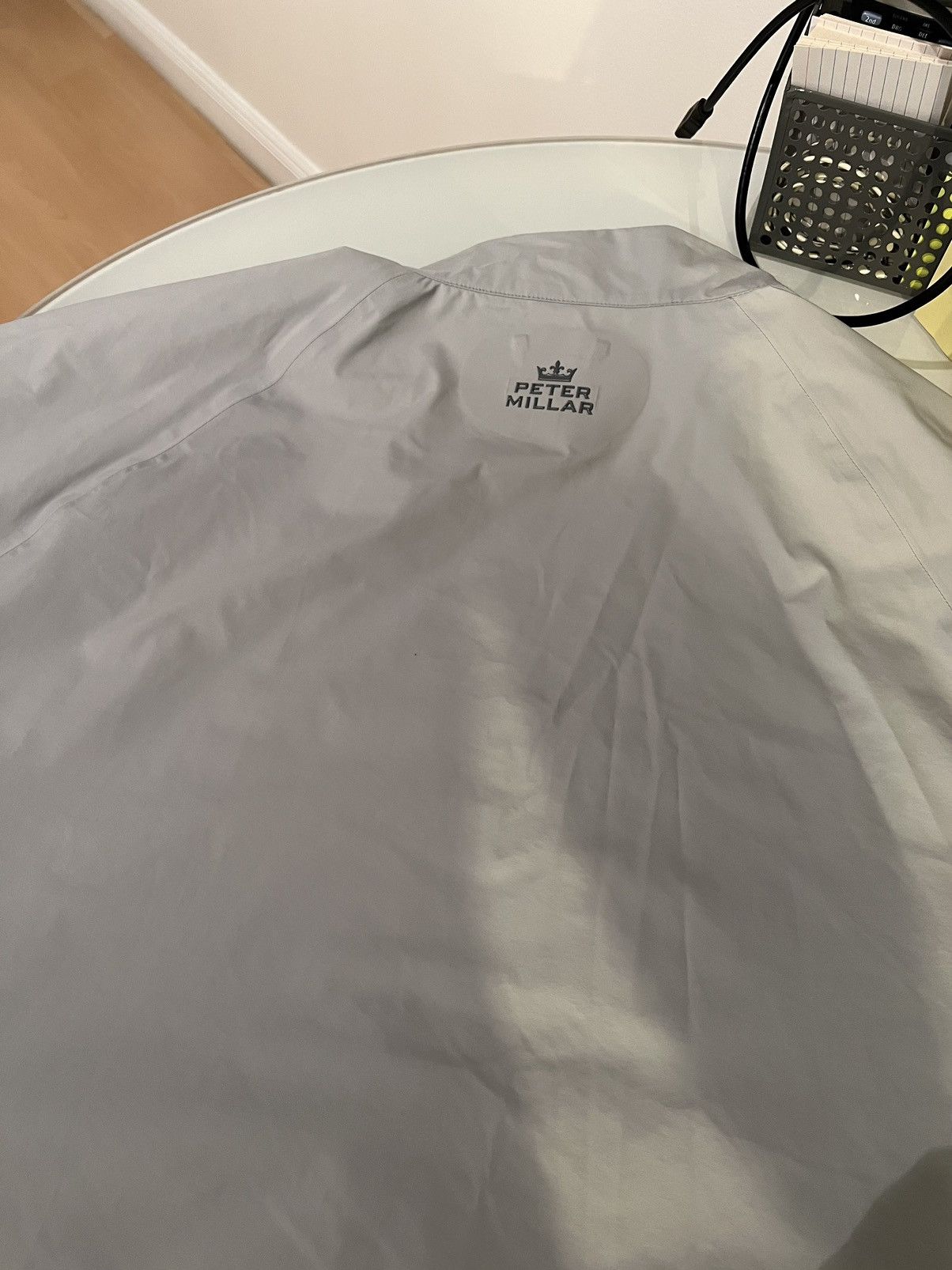 Peter Millar Peter Millar St. Andrew’s Old Course Rain Jacket Grey Green Size US XL / EU 56 / 4 - 4 Thumbnail