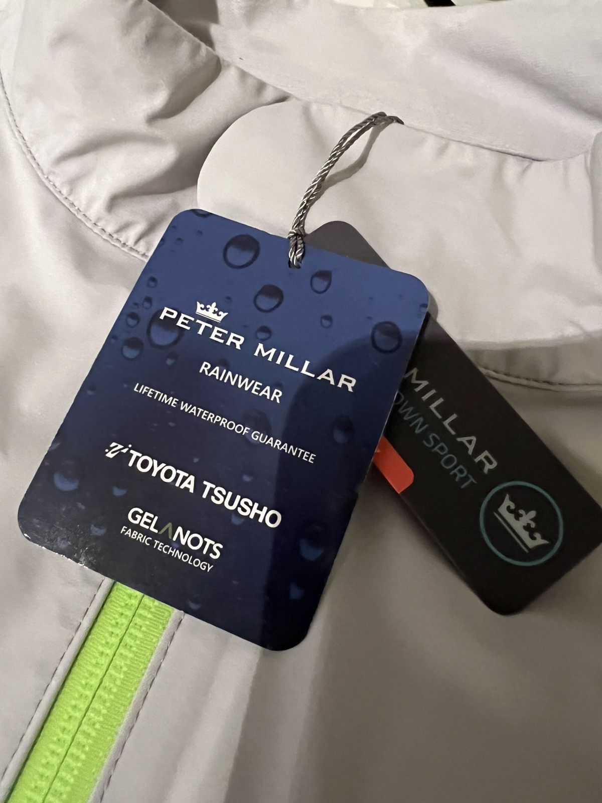 Peter Millar Peter Millar St. Andrew’s Old Course Rain Jacket Grey Green Size US XL / EU 56 / 4 - 3 Thumbnail