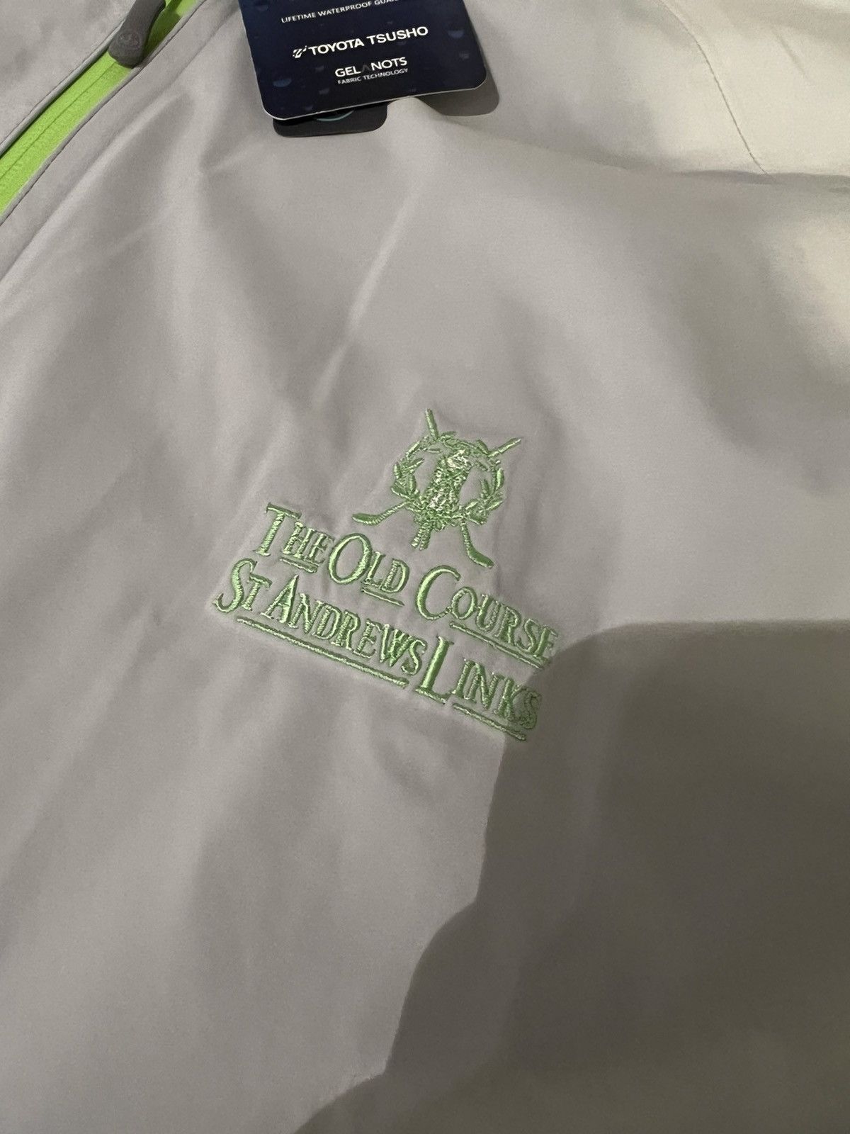 Peter Millar Peter Millar St. Andrew’s Old Course Rain Jacket Grey Green Size US XL / EU 56 / 4 - 2 Thumbnail