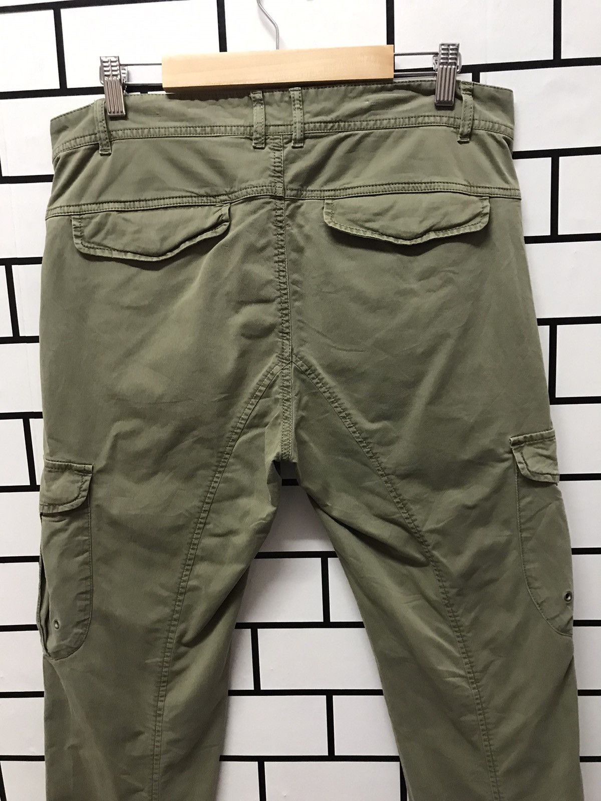 United Colors Of Benetton United Colour Of Benetton Slim Skinnty Tactical Cargo Pants Size US 32 / EU 48 - 10 Thumbnail