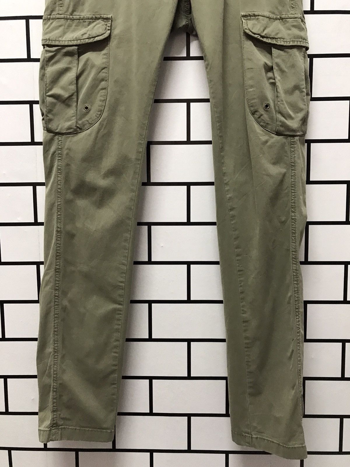 United Colors Of Benetton United Colour Of Benetton Slim Skinnty Tactical Cargo Pants Size US 32 / EU 48 - 4 Thumbnail