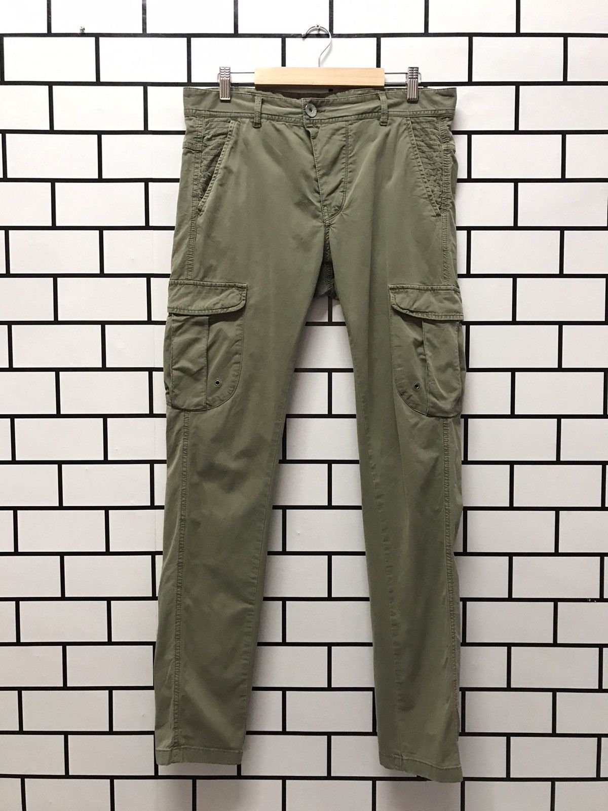 United Colors Of Benetton United Colour Of Benetton Slim Skinnty Tactical Cargo Pants Size US 32 / EU 48 - 1 Thumbnail