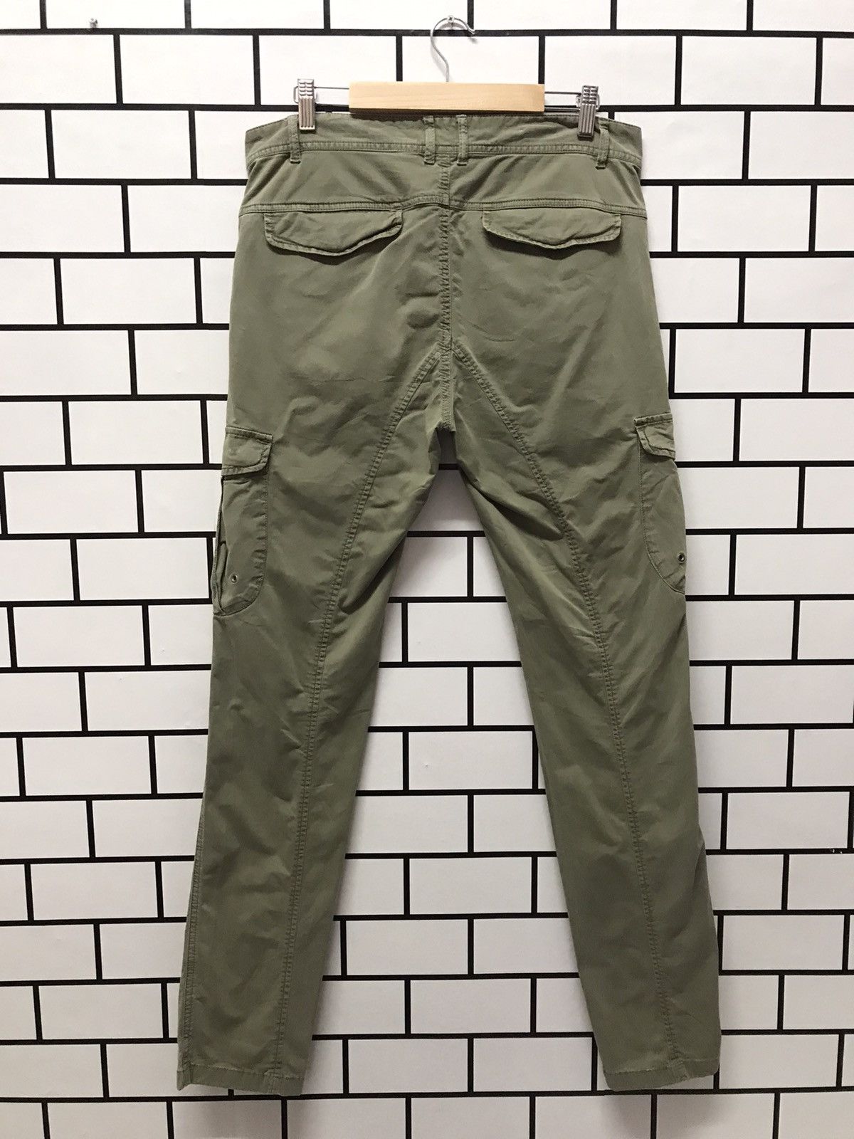 United Colors Of Benetton United Colour Of Benetton Slim Skinnty Tactical Cargo Pants Size US 32 / EU 48 - 8 Thumbnail