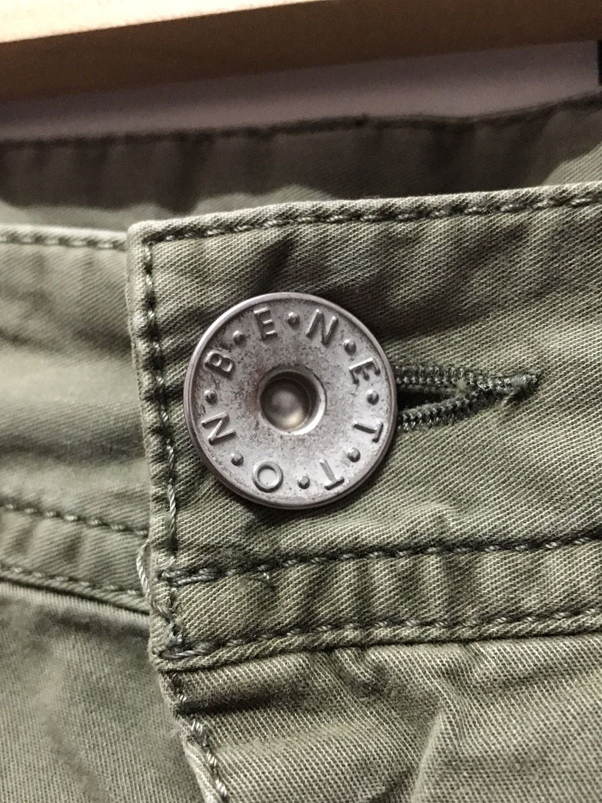 United Colors Of Benetton United Colour Of Benetton Slim Skinnty Tactical Cargo Pants Size US 32 / EU 48 - 12 Thumbnail