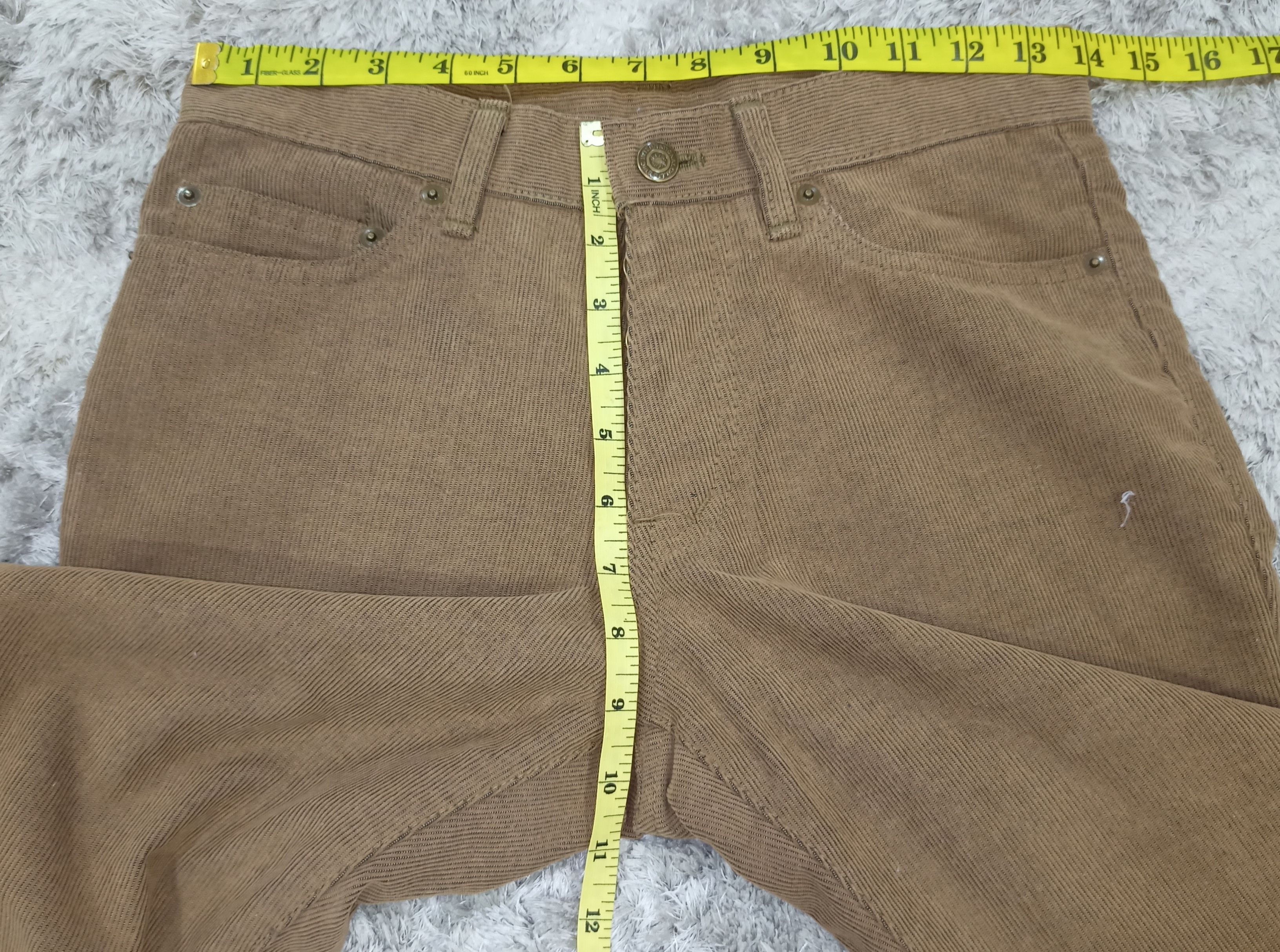 Tornado Mart Tornado Mart Minimalist Flare Corduroy Pants Size US 27 - 15 Thumbnail