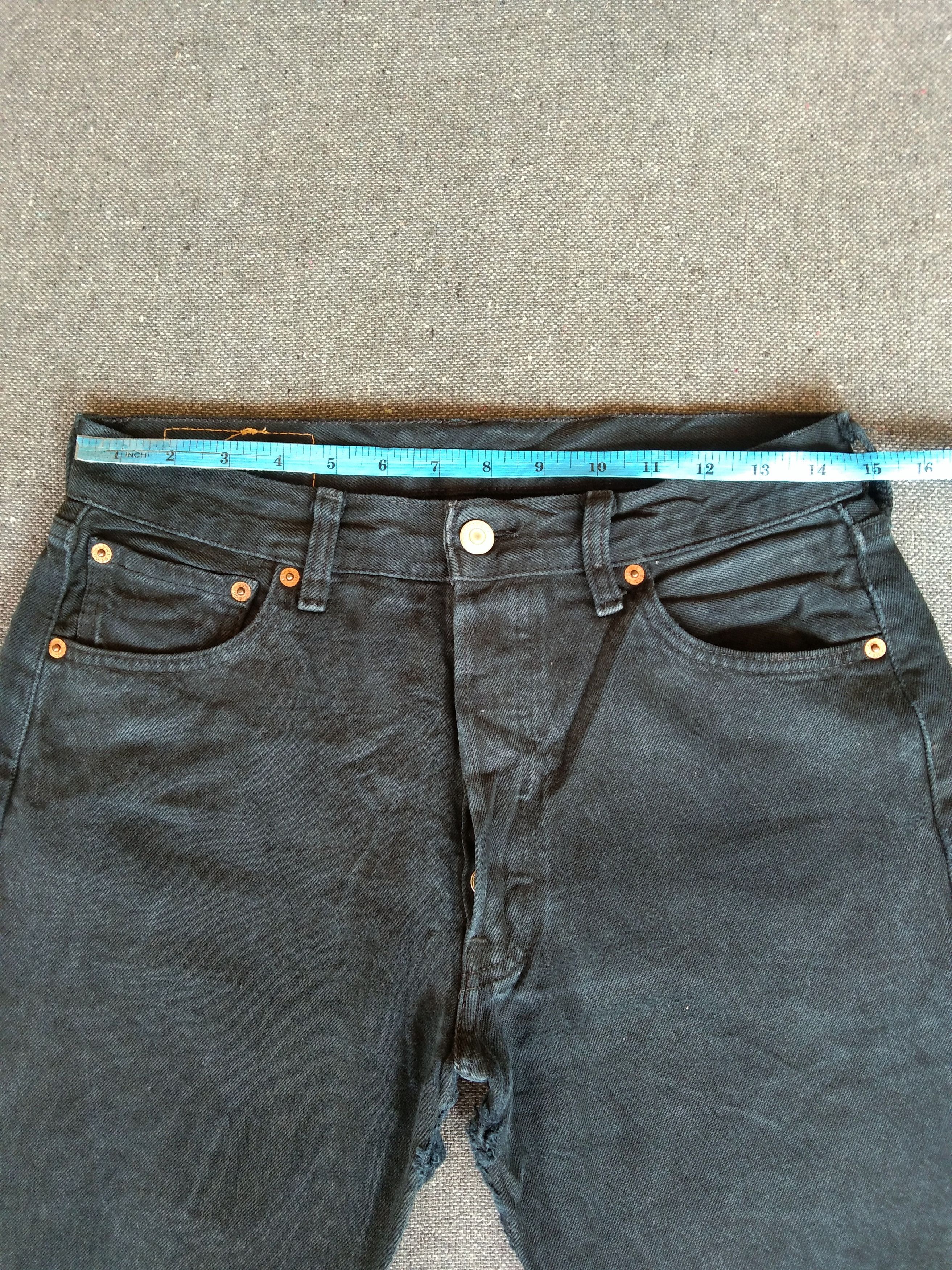 Levi's Vintage Levi's 501 Black Distressed Jeans 29x31 Size US 29 - 9 Thumbnail