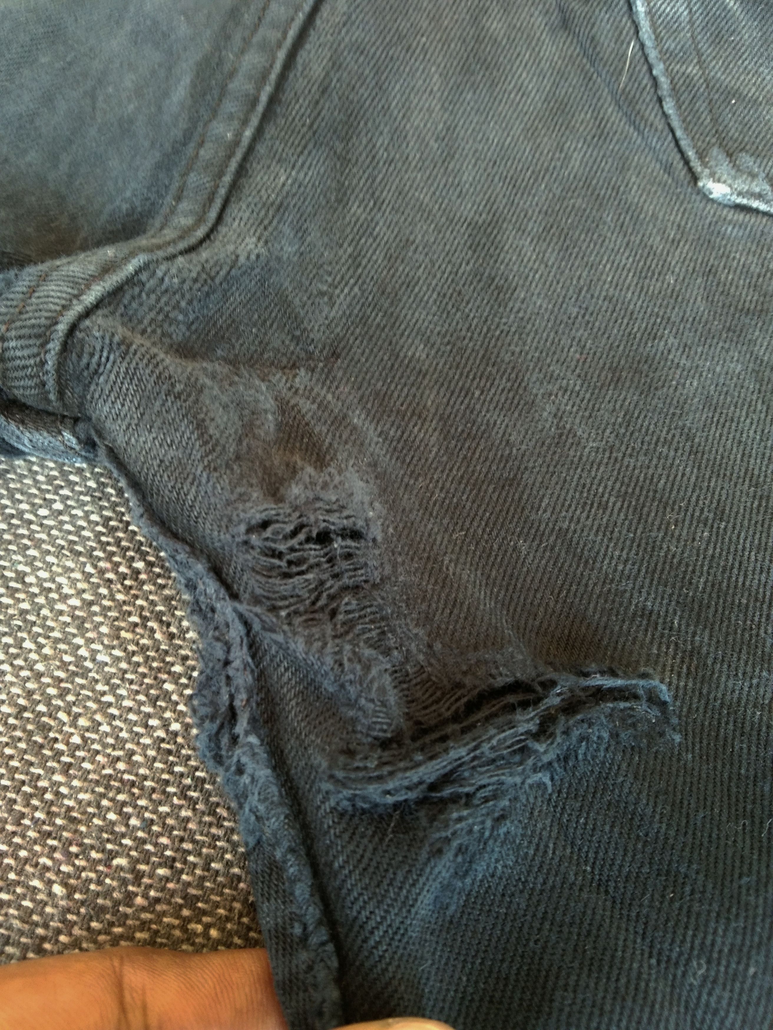 Levi's Vintage Levi's 501 Black Distressed Jeans 29x31 Size US 29 - 6 Thumbnail