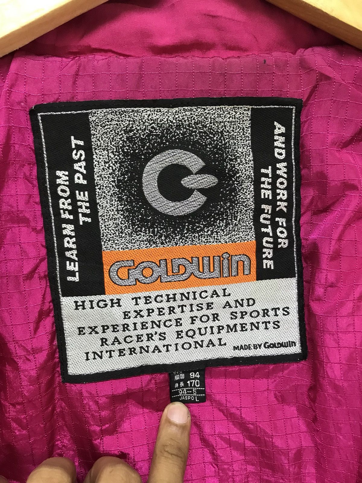 Goldwin Vtg 90s Goldwin Neon Multi Colour Block Winter Jacket Padd Size US XL / EU 56 / 4 - 9 Thumbnail