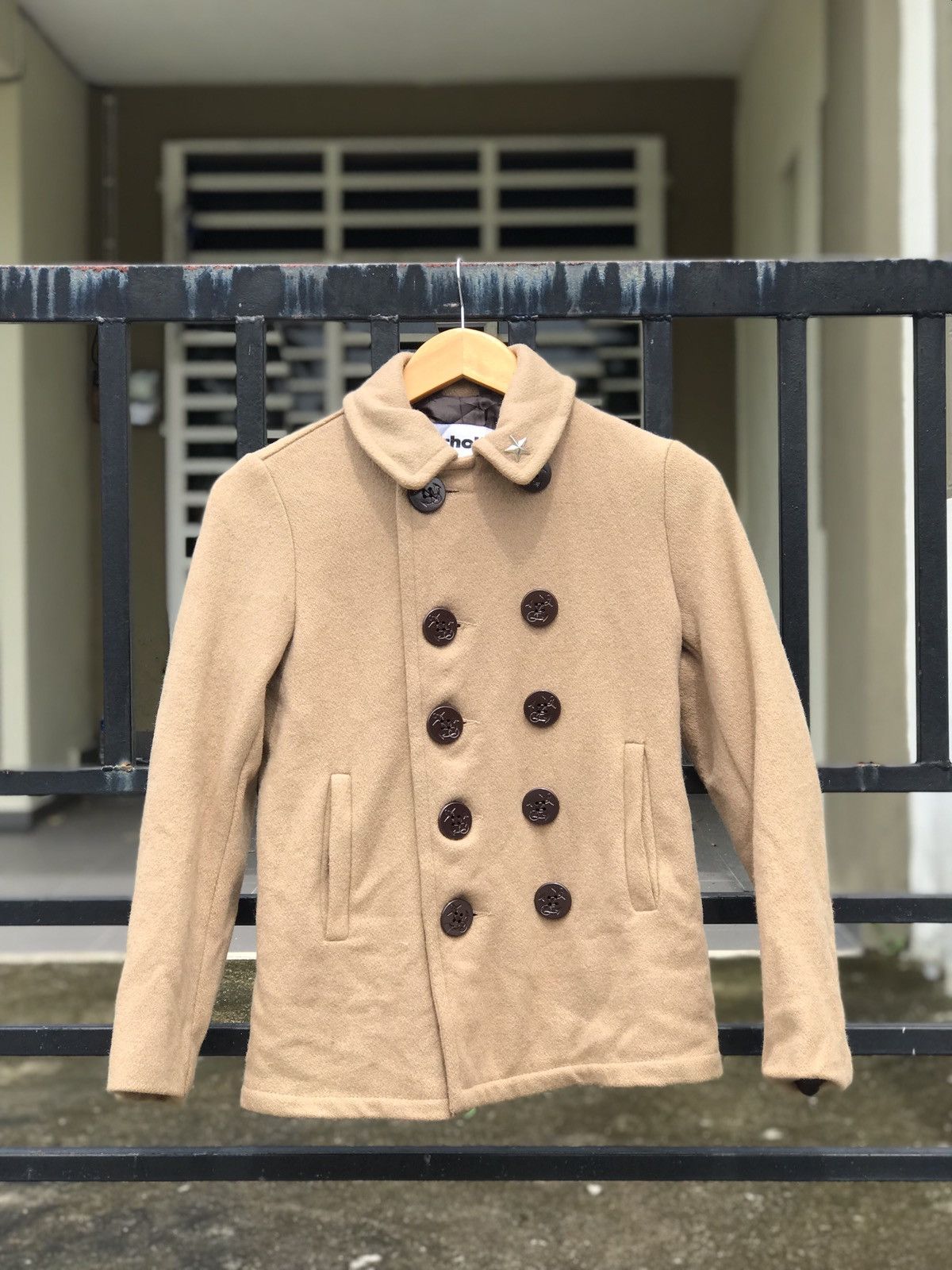 Schott SCHOTT NYC WOOL PEACOAT JACKET Size US XS / EU 42 / 0 - 1 Thumbnail
