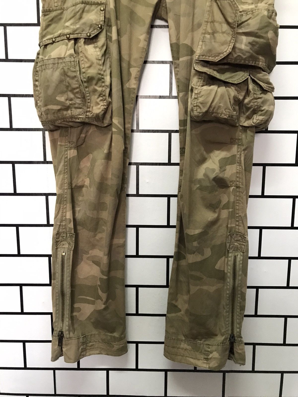 Japanese Brand Japan Brand Kissmark Cargo Combat Tactical Multipocket Pants Size US 35 - 3 Thumbnail