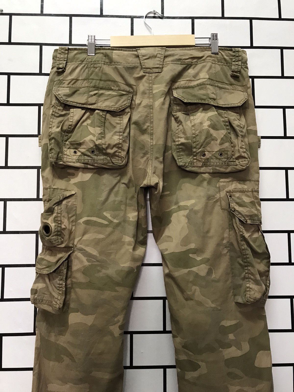 Japanese Brand Japan Brand Kissmark Cargo Combat Tactical Multipocket Pants Size US 35 - 11 Thumbnail