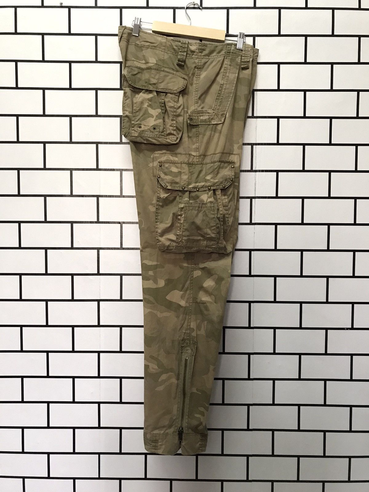 Japanese Brand Japan Brand Kissmark Cargo Combat Tactical Multipocket Pants Size US 35 - 15 Thumbnail