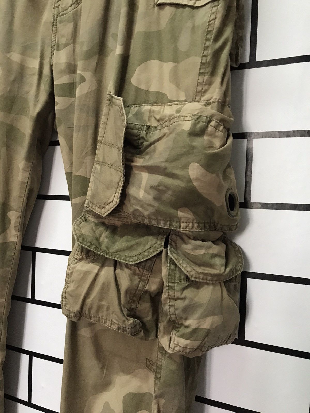 Japanese Brand Japan Brand Kissmark Cargo Combat Tactical Multipocket Pants Size US 35 - 7 Thumbnail